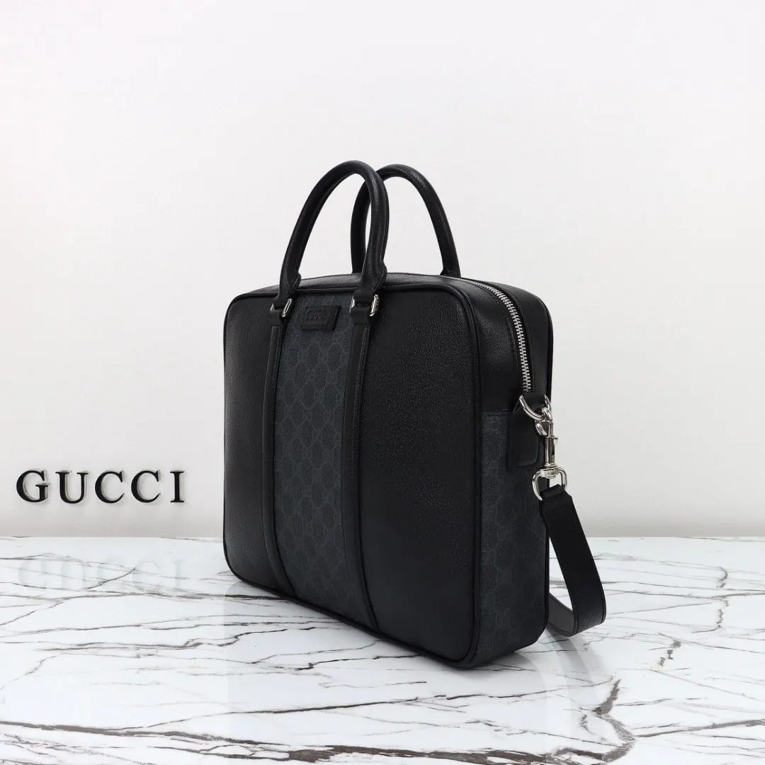 Gucci 款号 克胶克皮 尺寸 公文包 商务通勤款