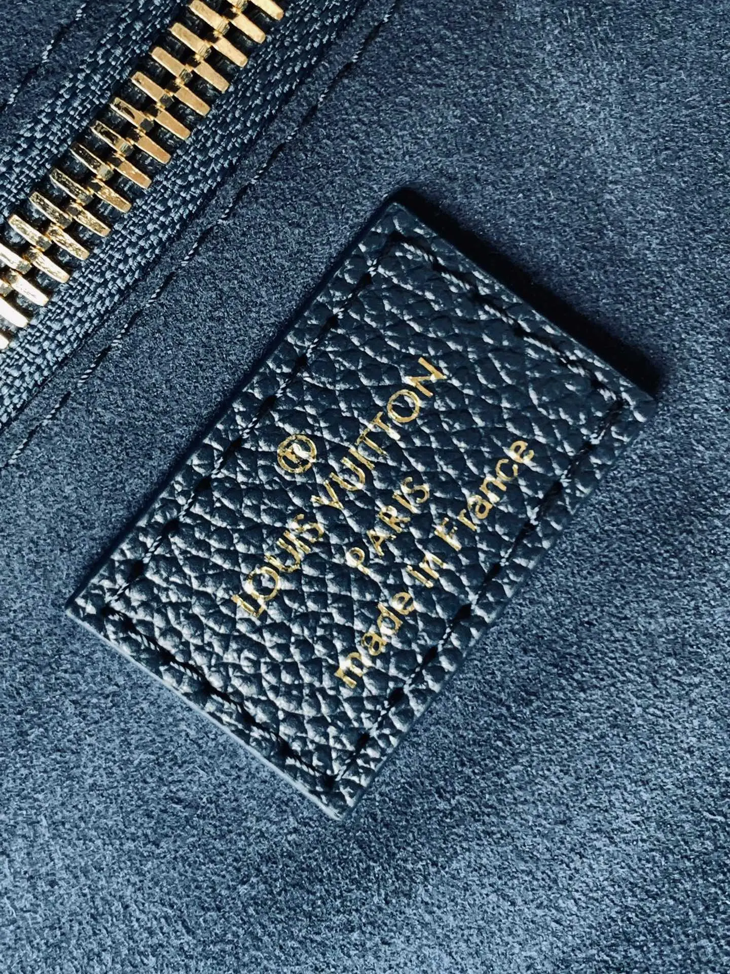 LV Neverfull 蓝色 牛皮 托特包 大容量托特款