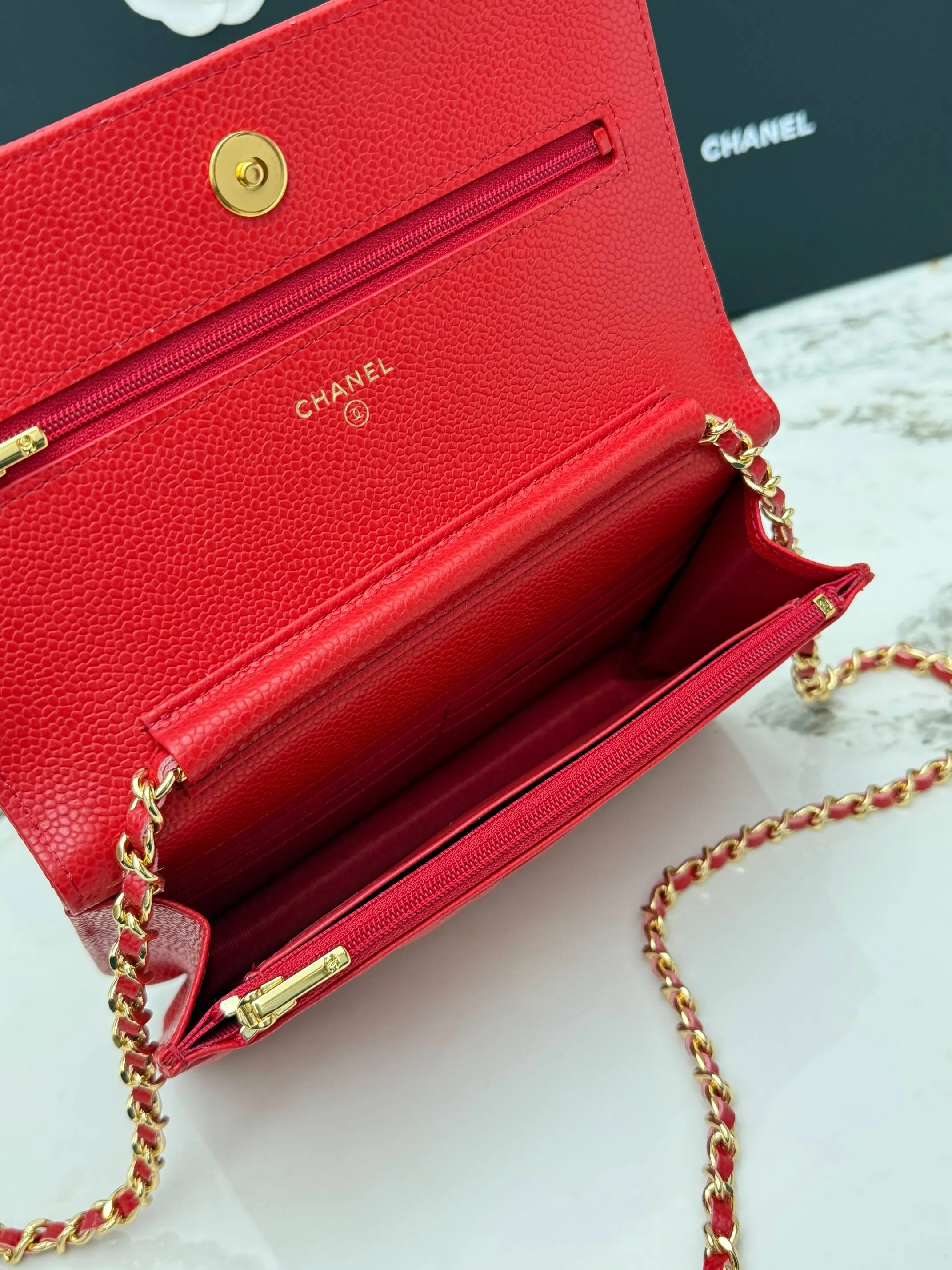 CHANEL 小牛皮 链条包 精致链条款