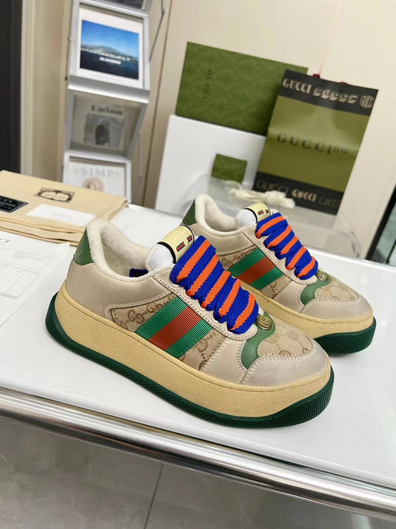 Gucci Logo休闲运动鞋 百搭款