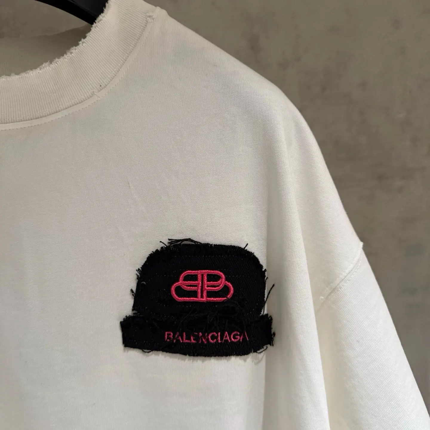 Balenciaga 25SS 刺绣 纯棉 短袖T恤