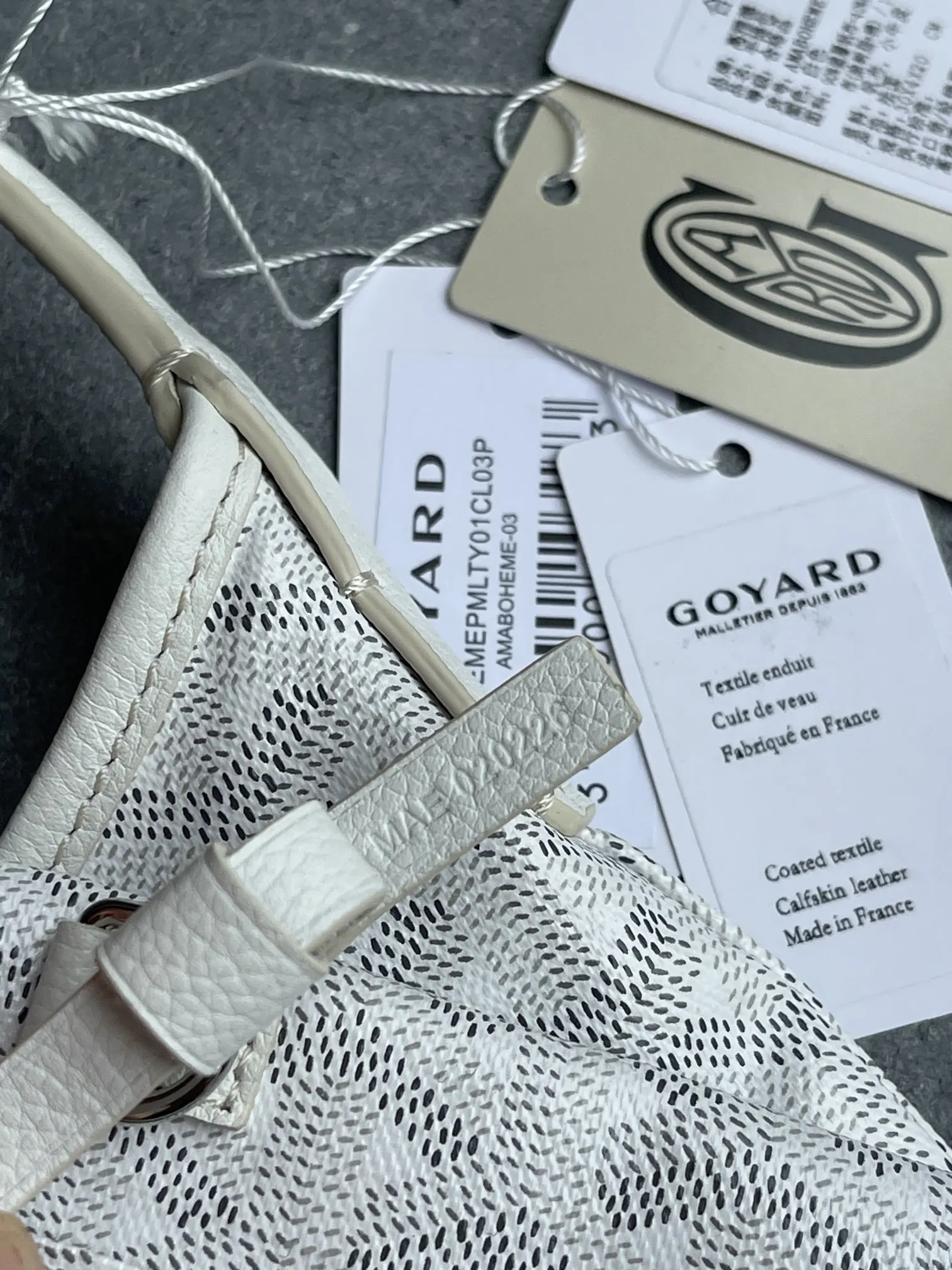 Goyard Hobo 小牛皮 腋下包 复古腋下背款