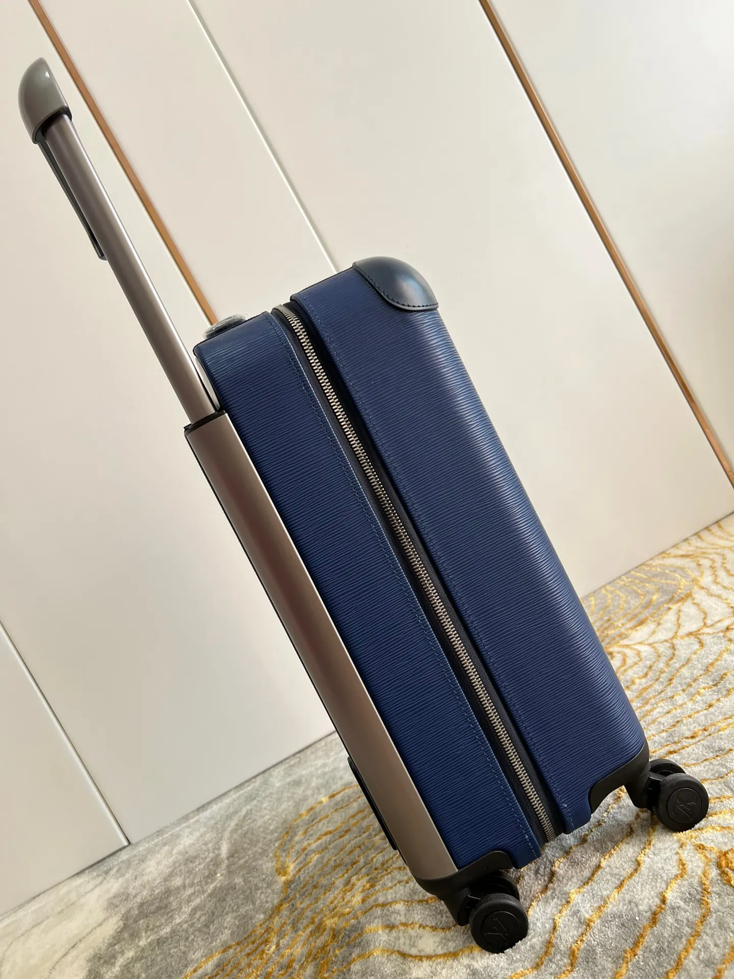 Louis Vuitton Blue Suitcase Travel Lightweight Canvas