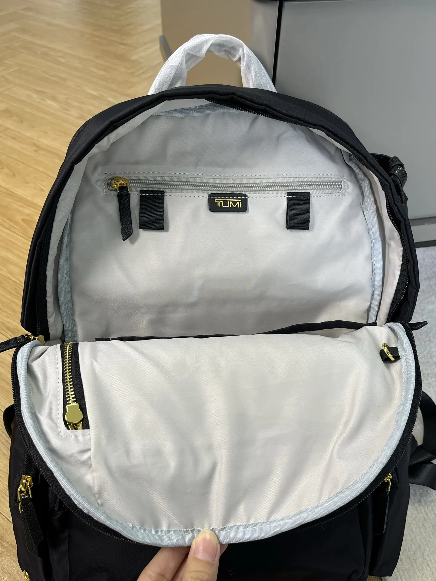 Gold Organizer Pouch Travel