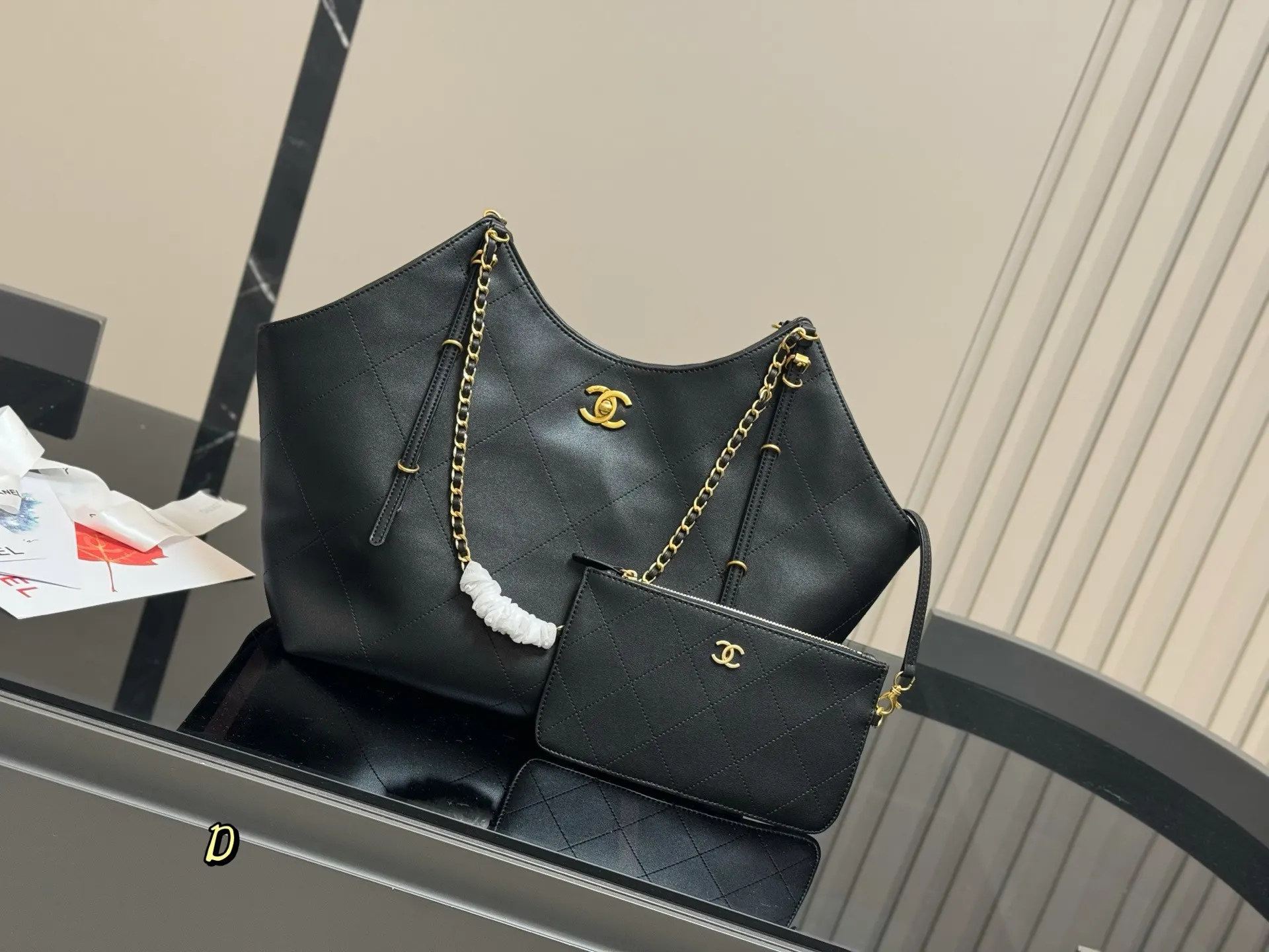 CHANEL 权志龙GD同款大托特 maxi超 托特包 大容量托特款