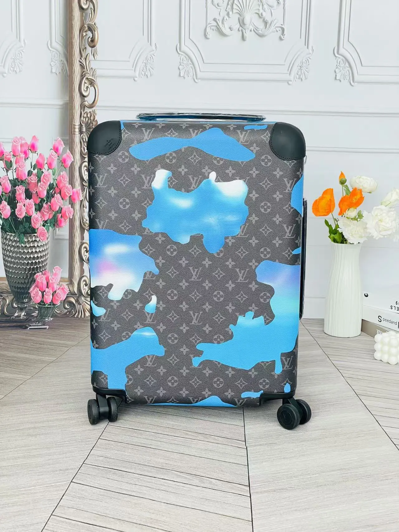 Louis Vuitton Monogram Suitcase Travel Lightweight Canvas