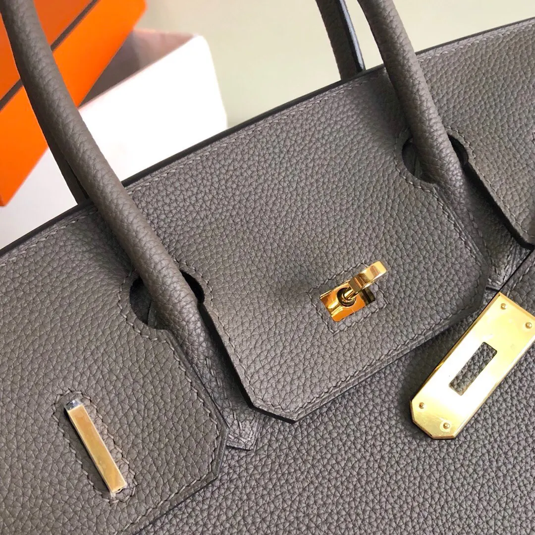 Birkin 荔枝纹 手提包 通勤手提款