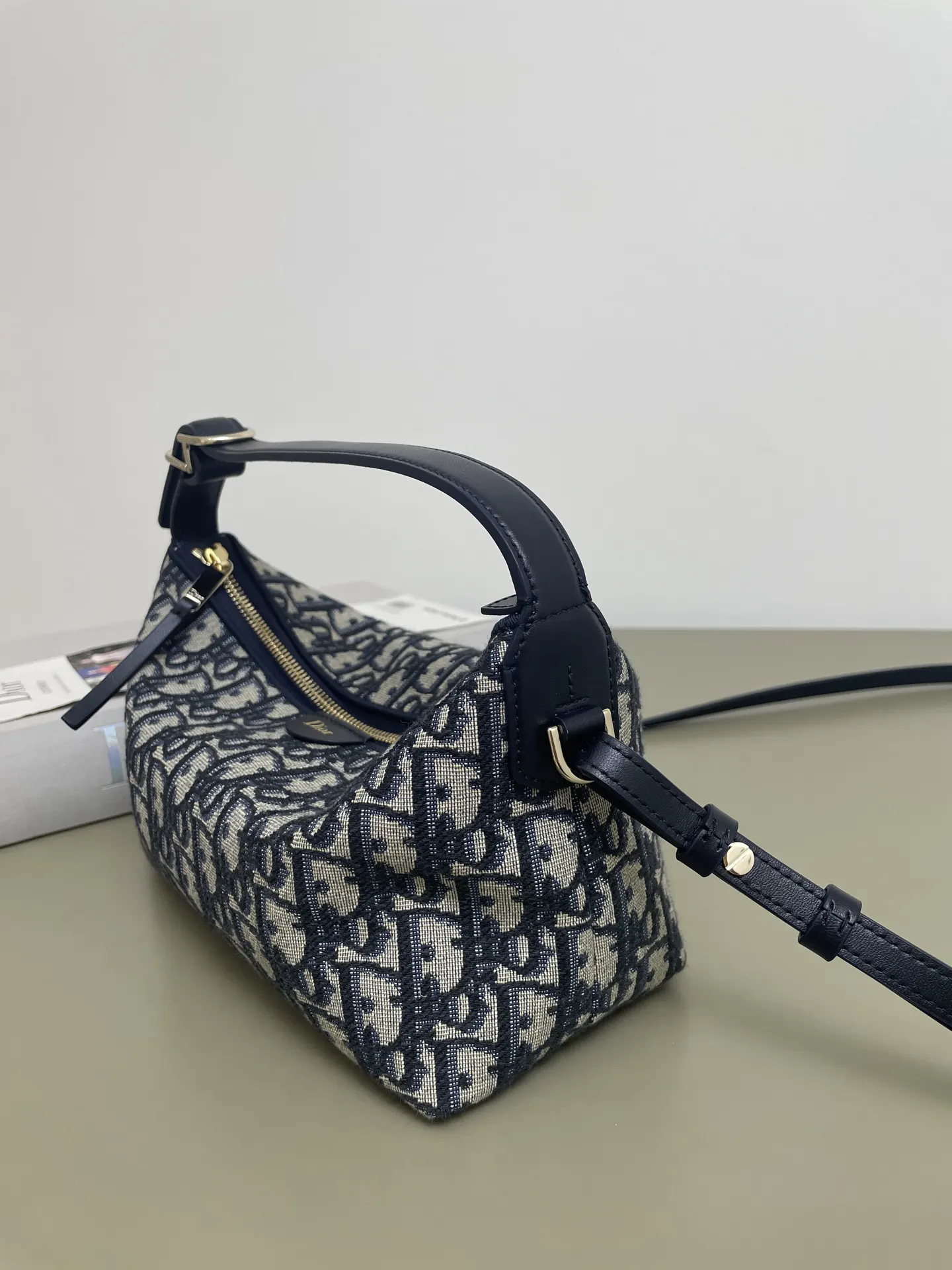 Dior Oblique Black Hobo Bag Image 8 Dior Oblique Black Hobo Bag Image 8