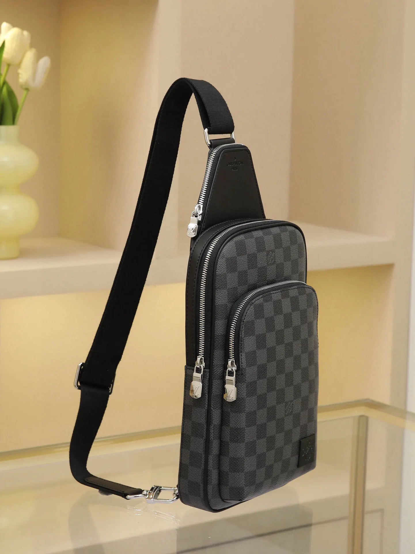 Louis Vuitton Shoulder Bag Canvas Leather