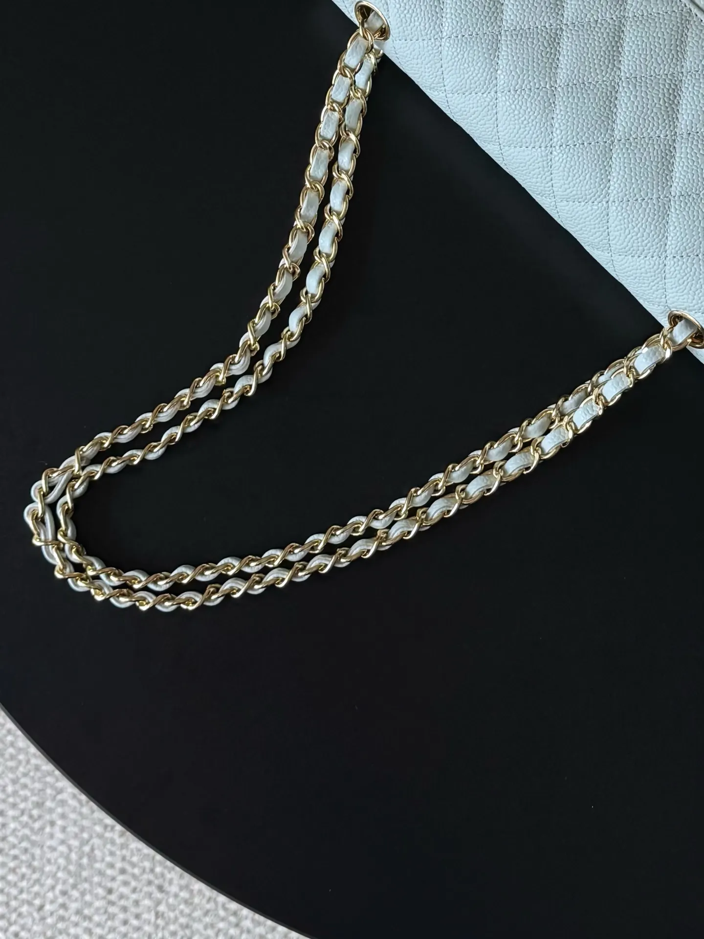 Chanel Caviar Cowhide Flap Chain Bag One Shoulder Cross Image 8 Chanel Caviar Cowhide Flap Chain Bag One Shoulder Cross Image 8
