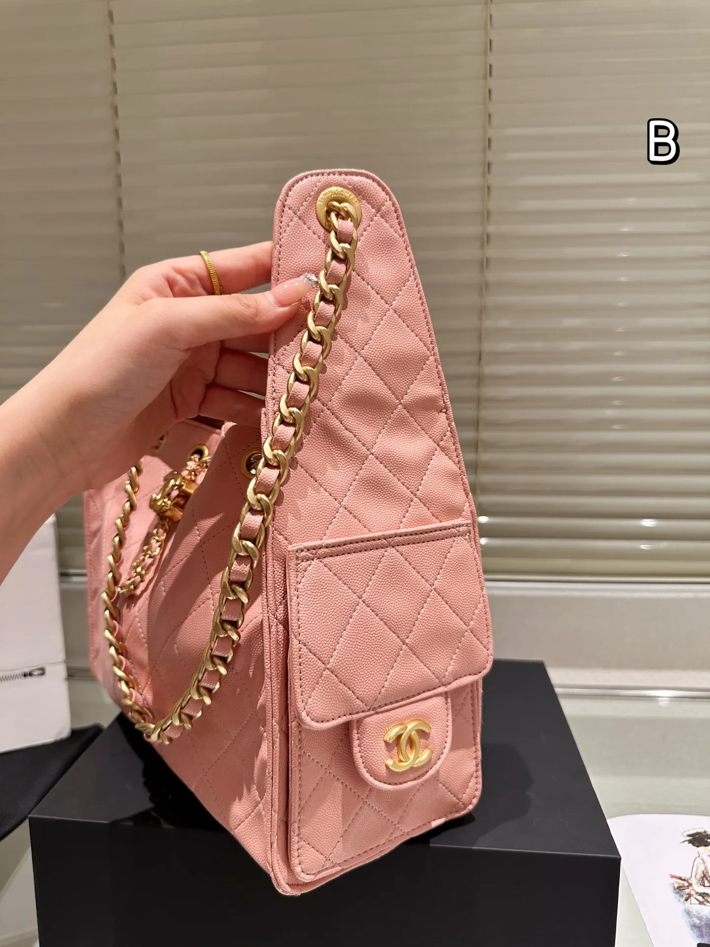 Chanel Hobo Shoulder Bag Vintage Leather