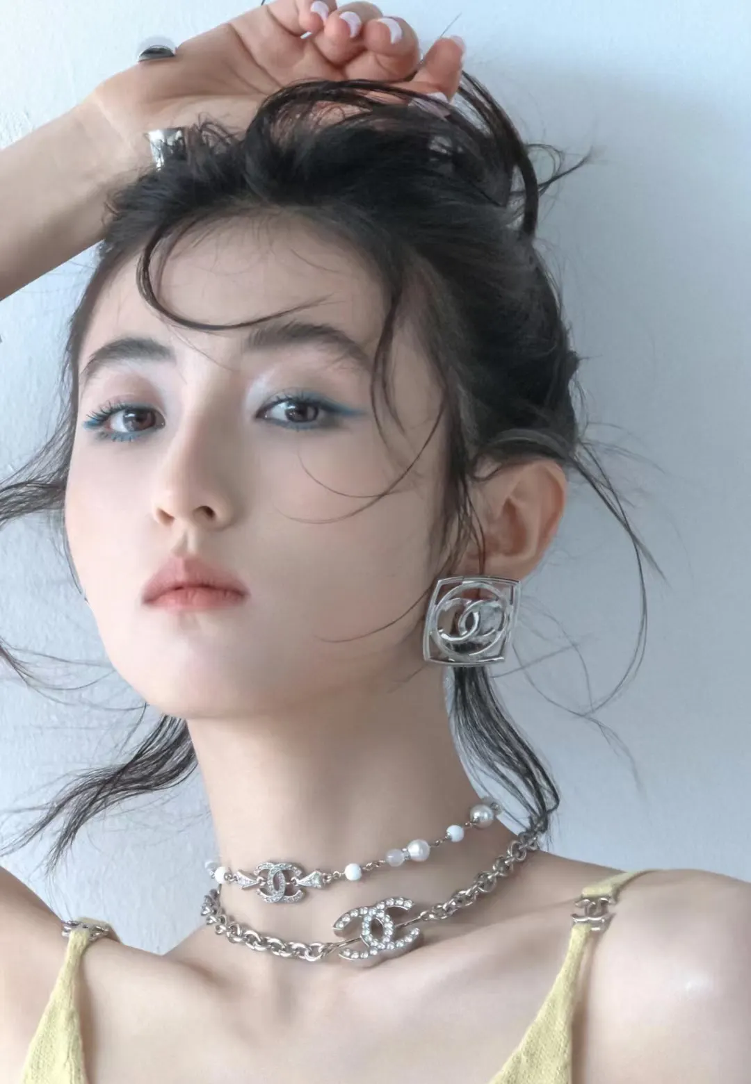 Chanel 银色 项链