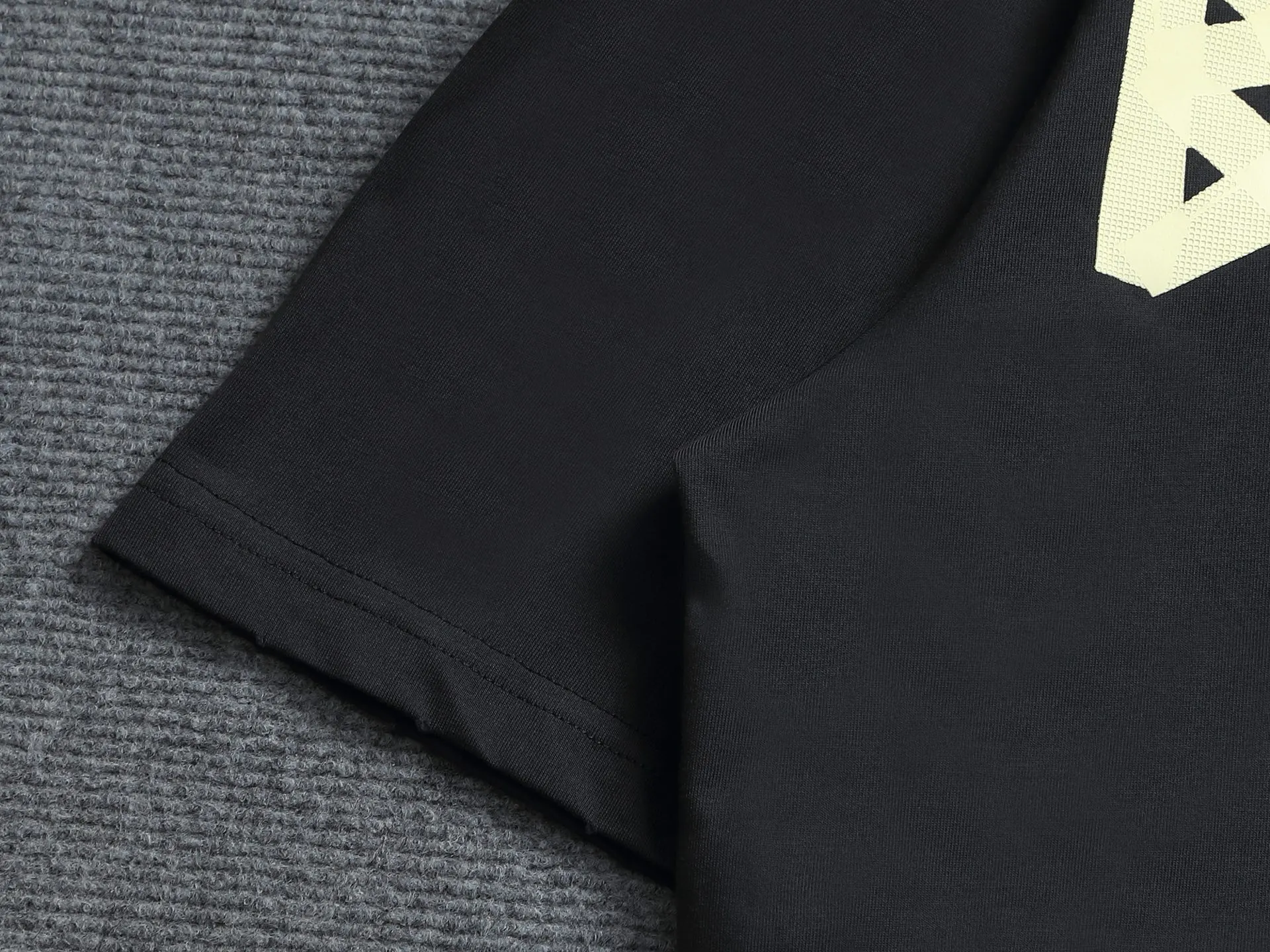 Balenciaga Black Logo Short Sleeve T-Shirt Street