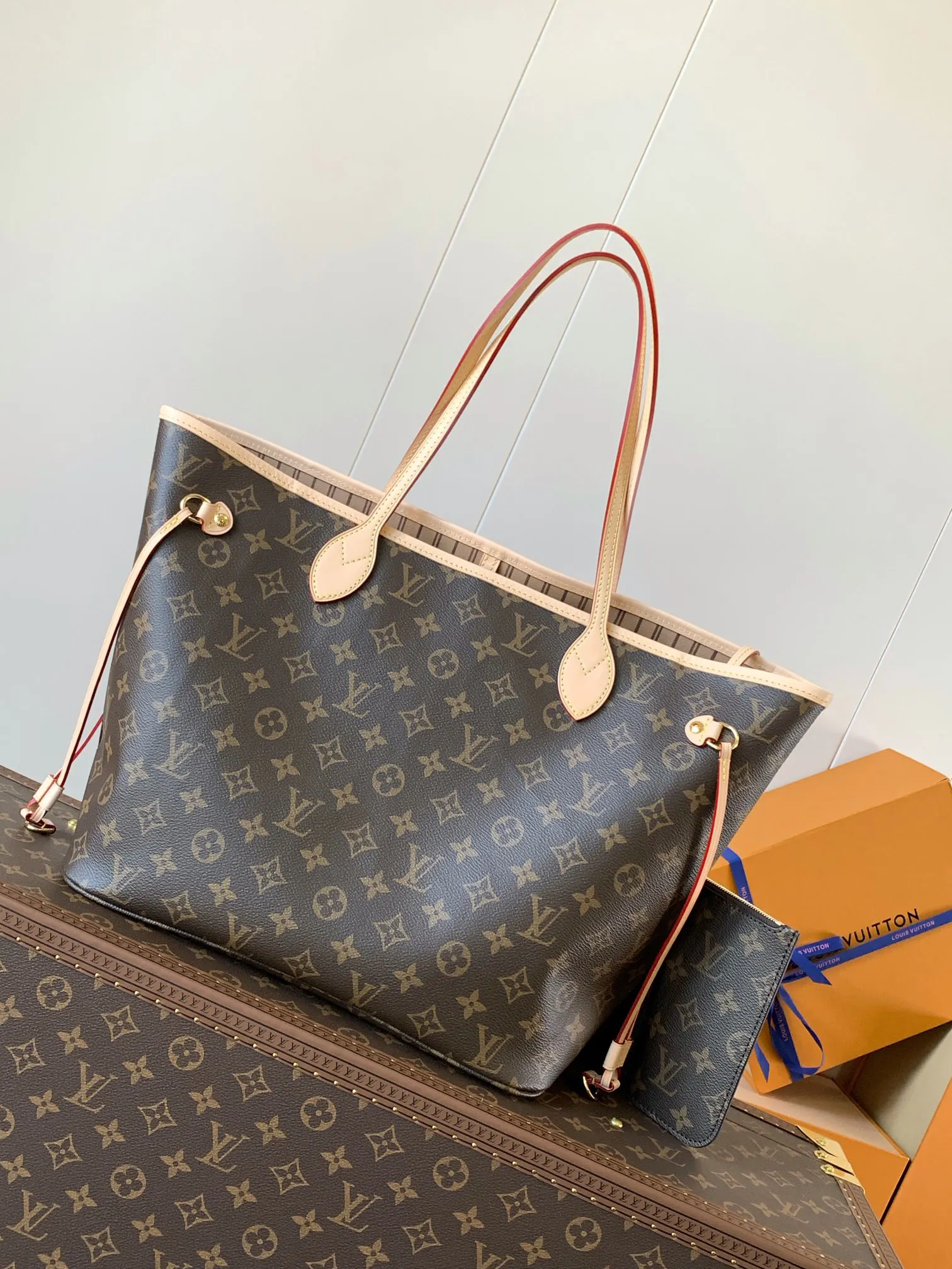 Neverfull 牛皮 托特包 大容量托特款