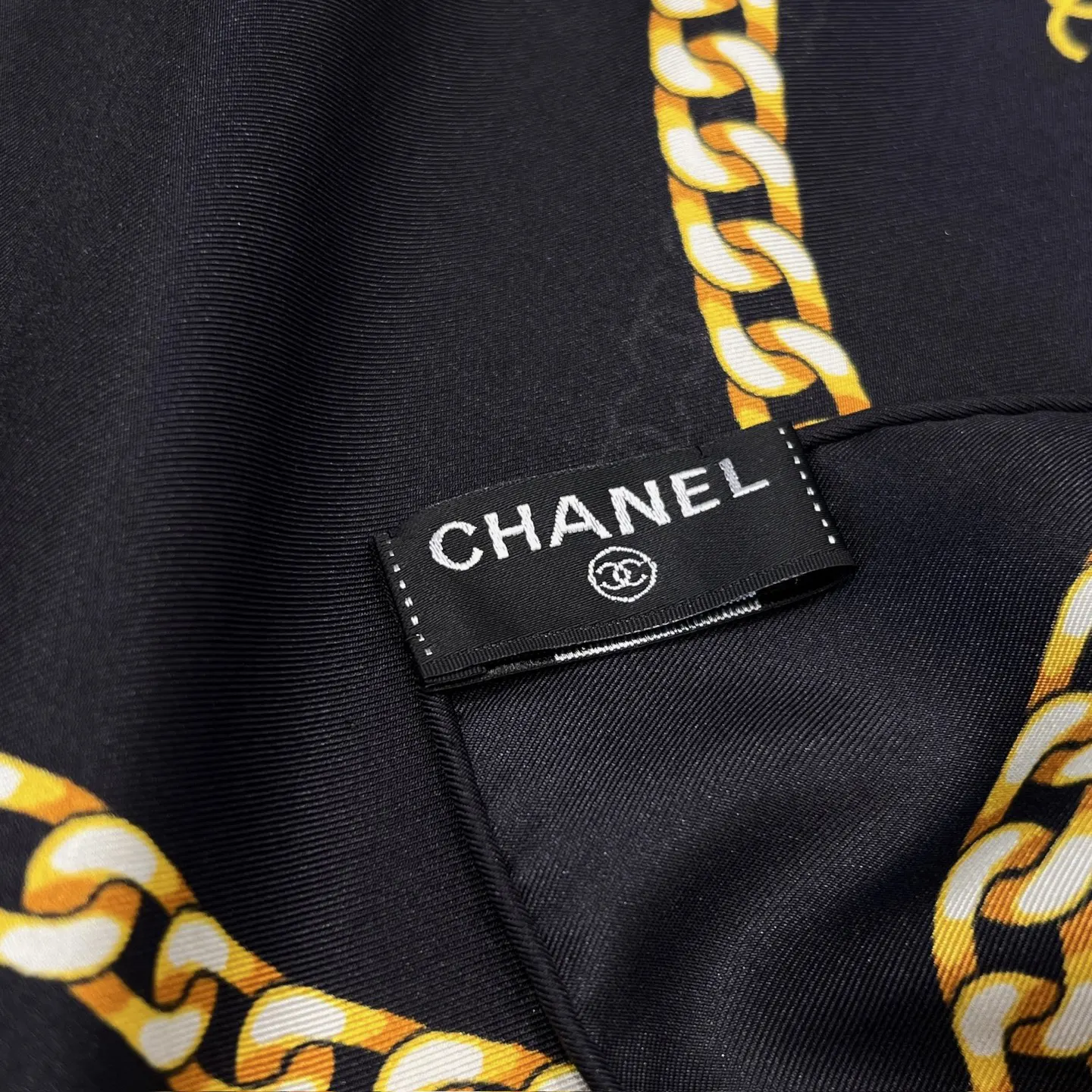 Chanel Gold Scarf