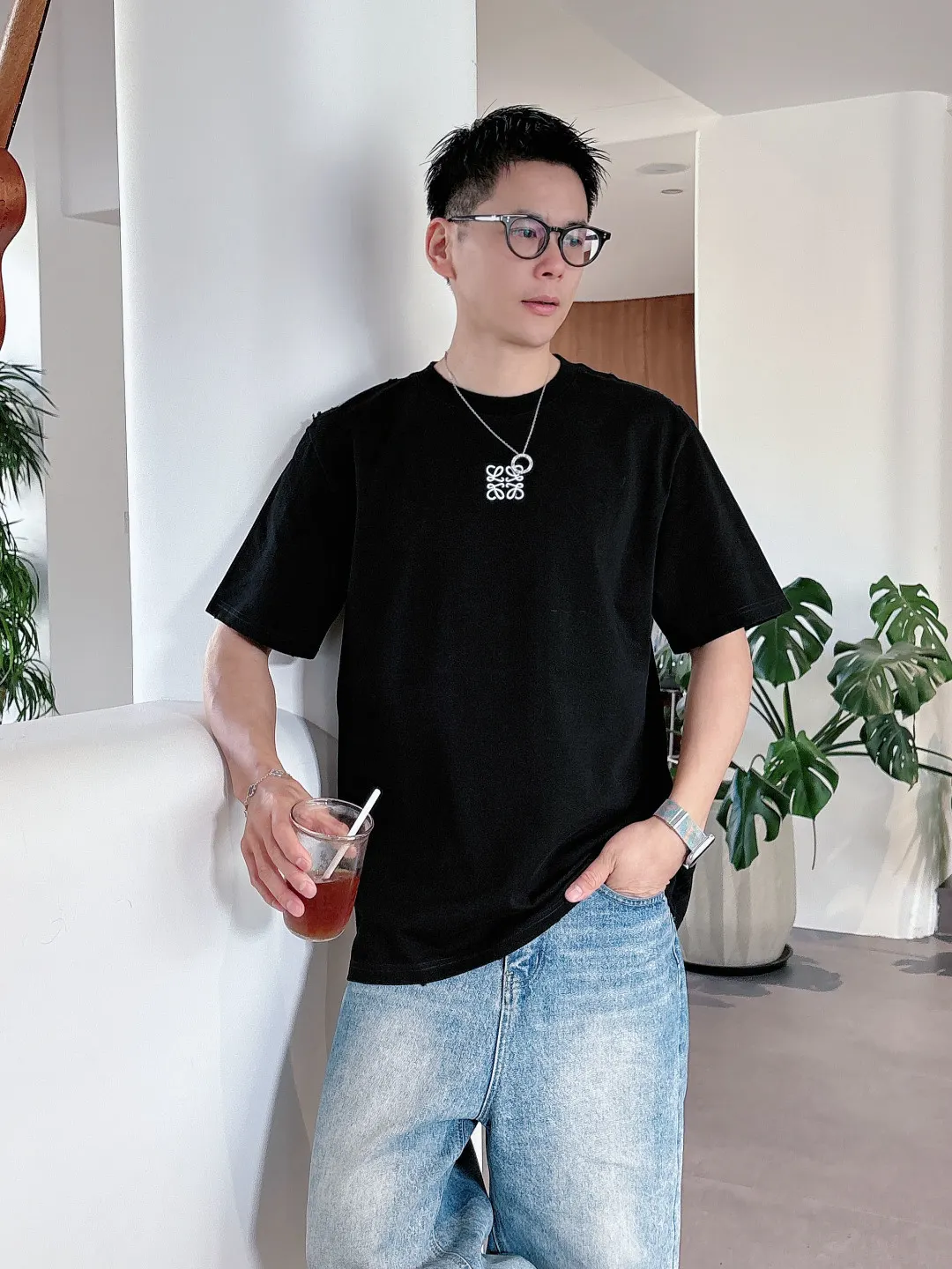 Prada T-Shirt Casual Versatile