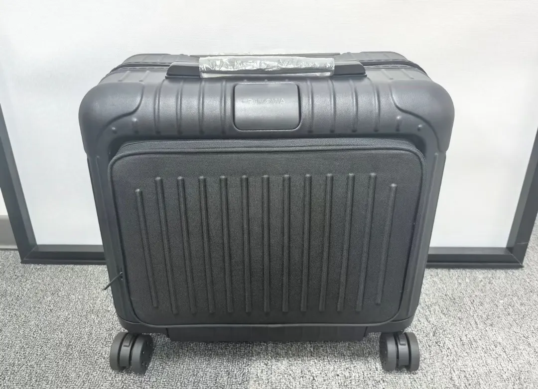 黑色 白色 玫瑰 寸登机箱前置口袋黑色 行李箱 旅行拉杆款 輕便出行款