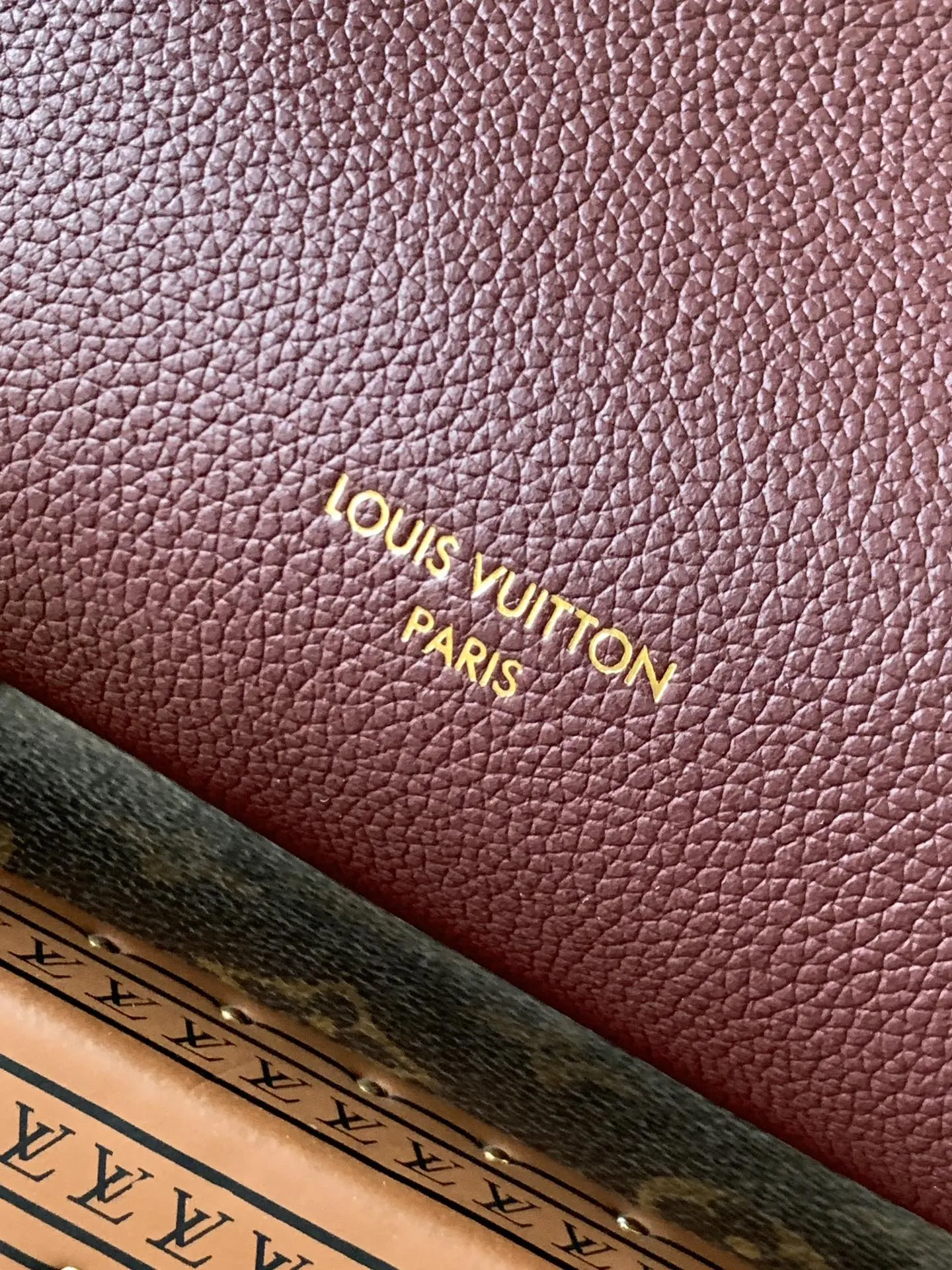 Louis Vuitton Black Gray Brown Organizer Pouch Travel Leather