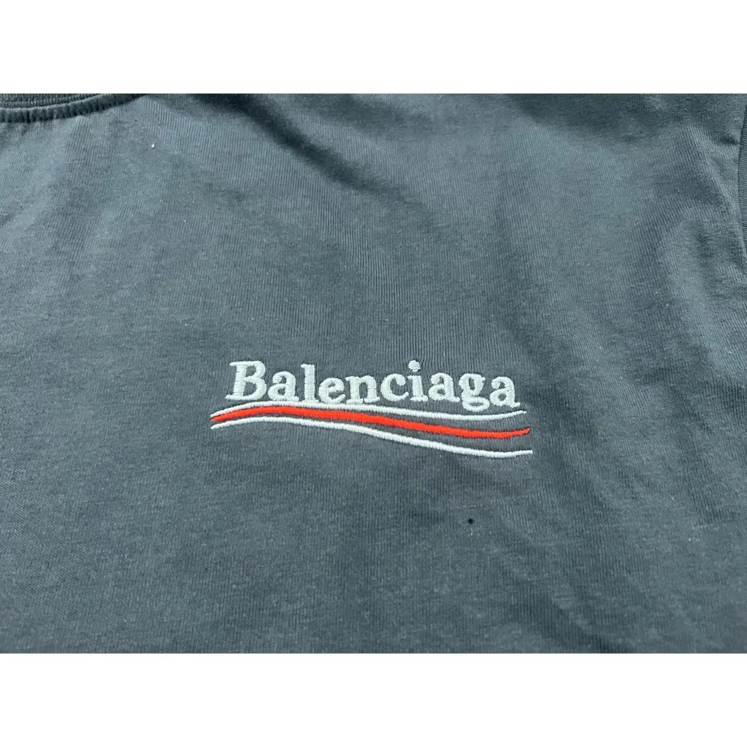 Balenciaga 米白 純棉 Logo 短袖T恤(數字3) Balenciaga 米白 純棉 Logo 短袖T恤(數字3)