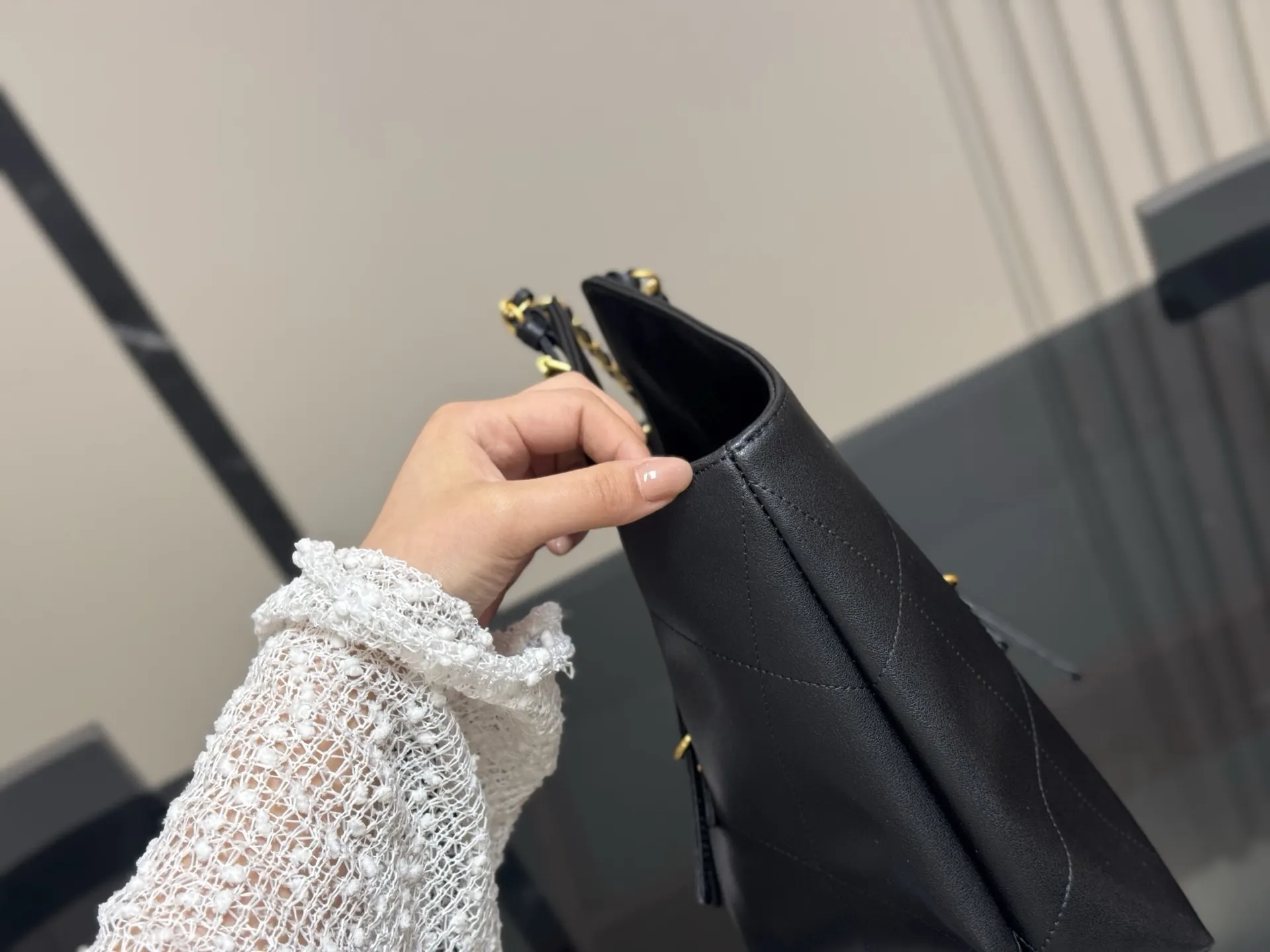 CHANEL 权志龙GD同款大托特 maxi超 托特包 大容量托特款