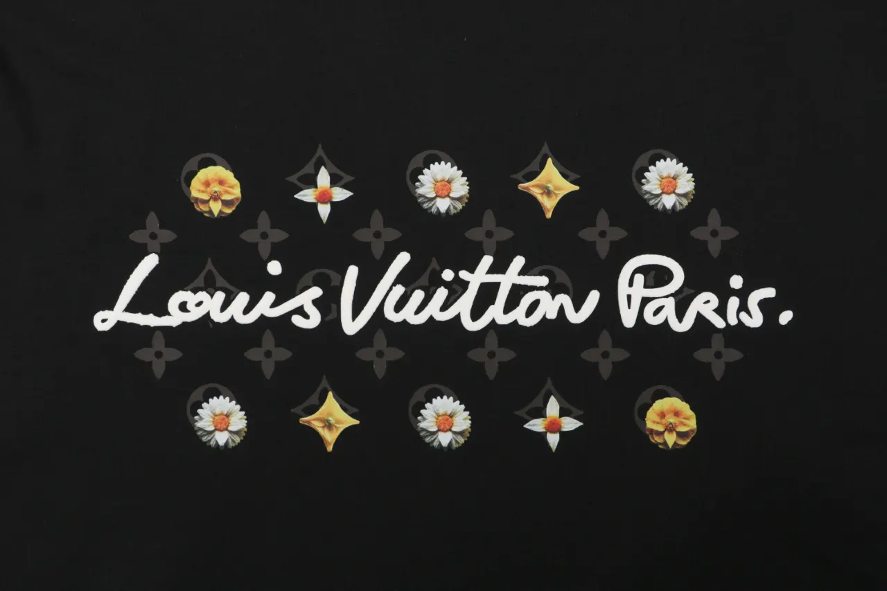 LV 黑色字母短袖T恤 休闲款｜ORBUYBAG 岚奢包高端时尚精品