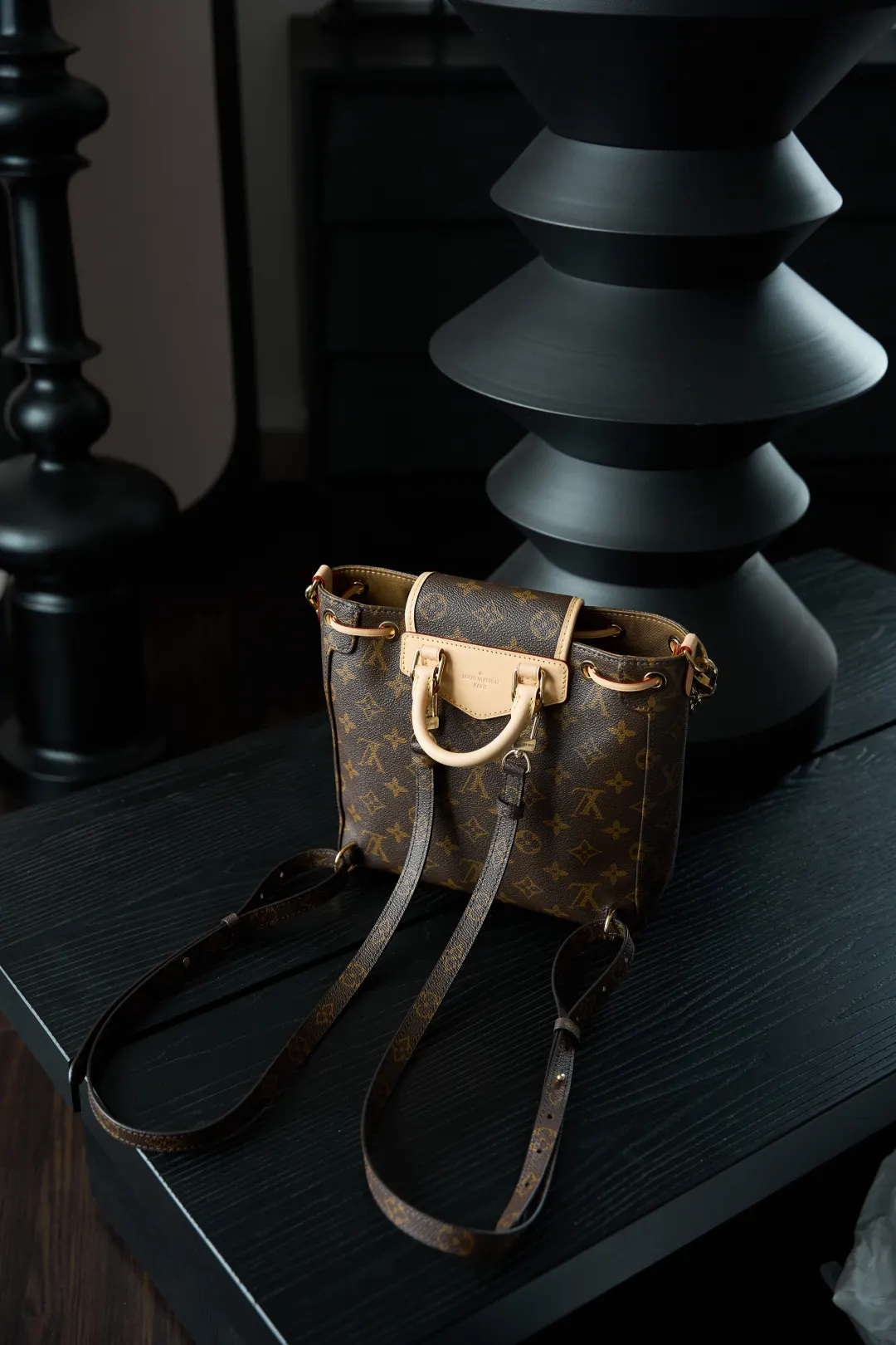 Monogram Backpack Leather