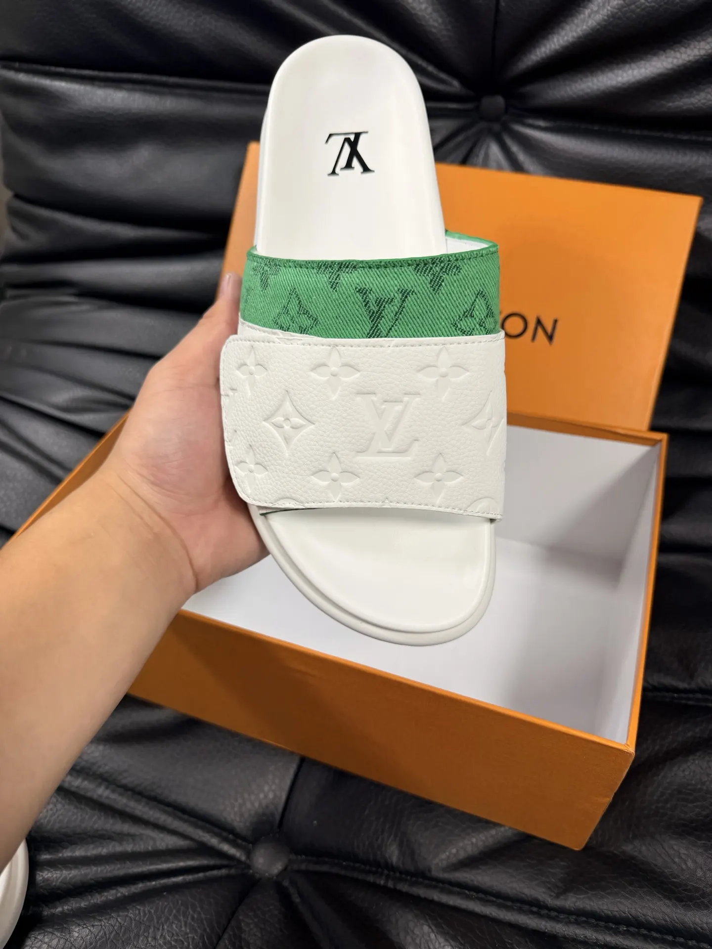 LV Platform Slippers Casual Versatile | ORBUYBAG High-End Fashion Boutique