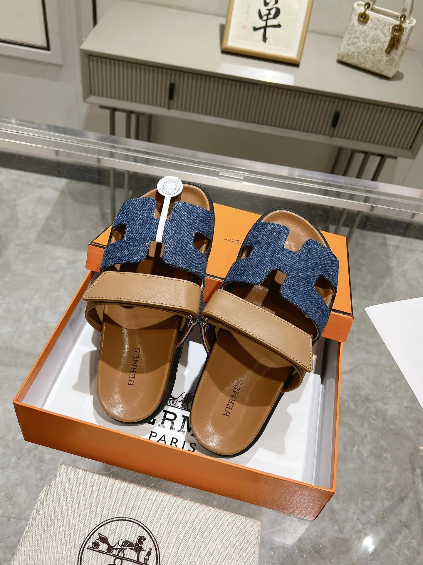 Hermes 拖鞋 舒适百搭款