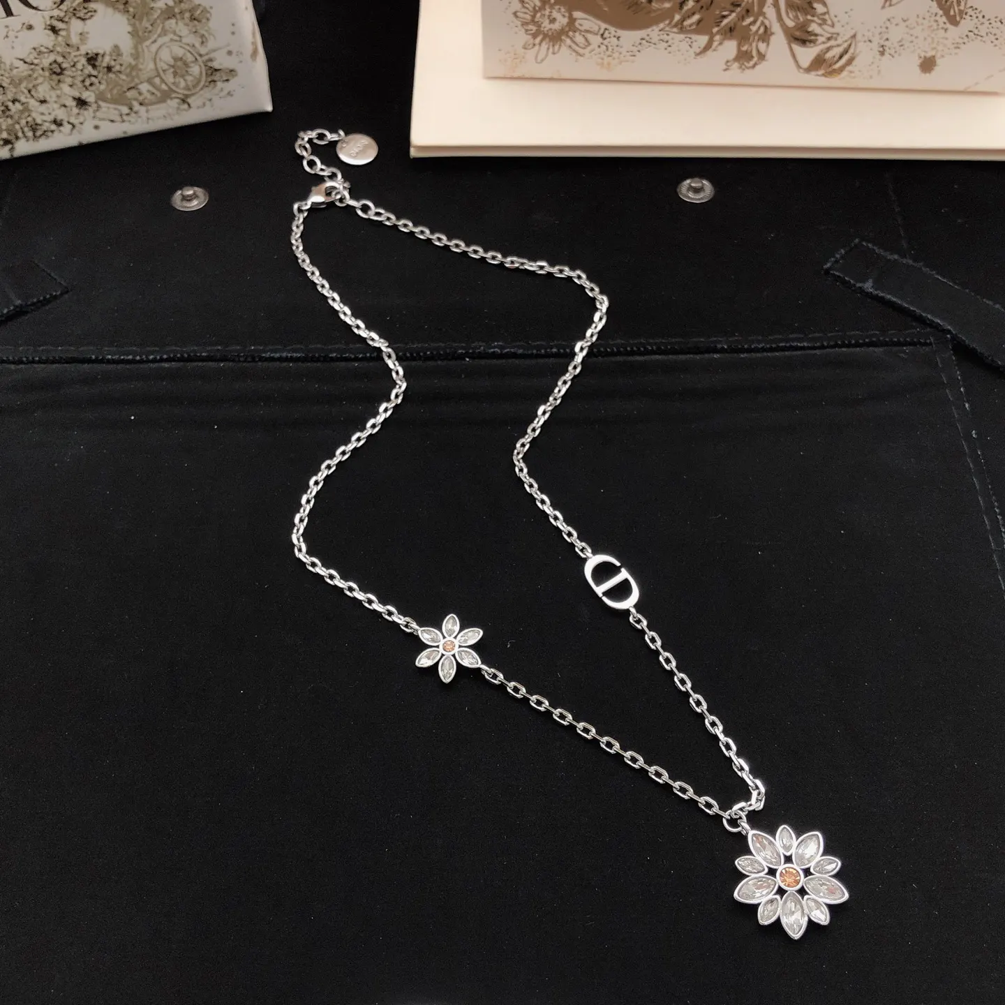 Dior 项链 精致锁骨链