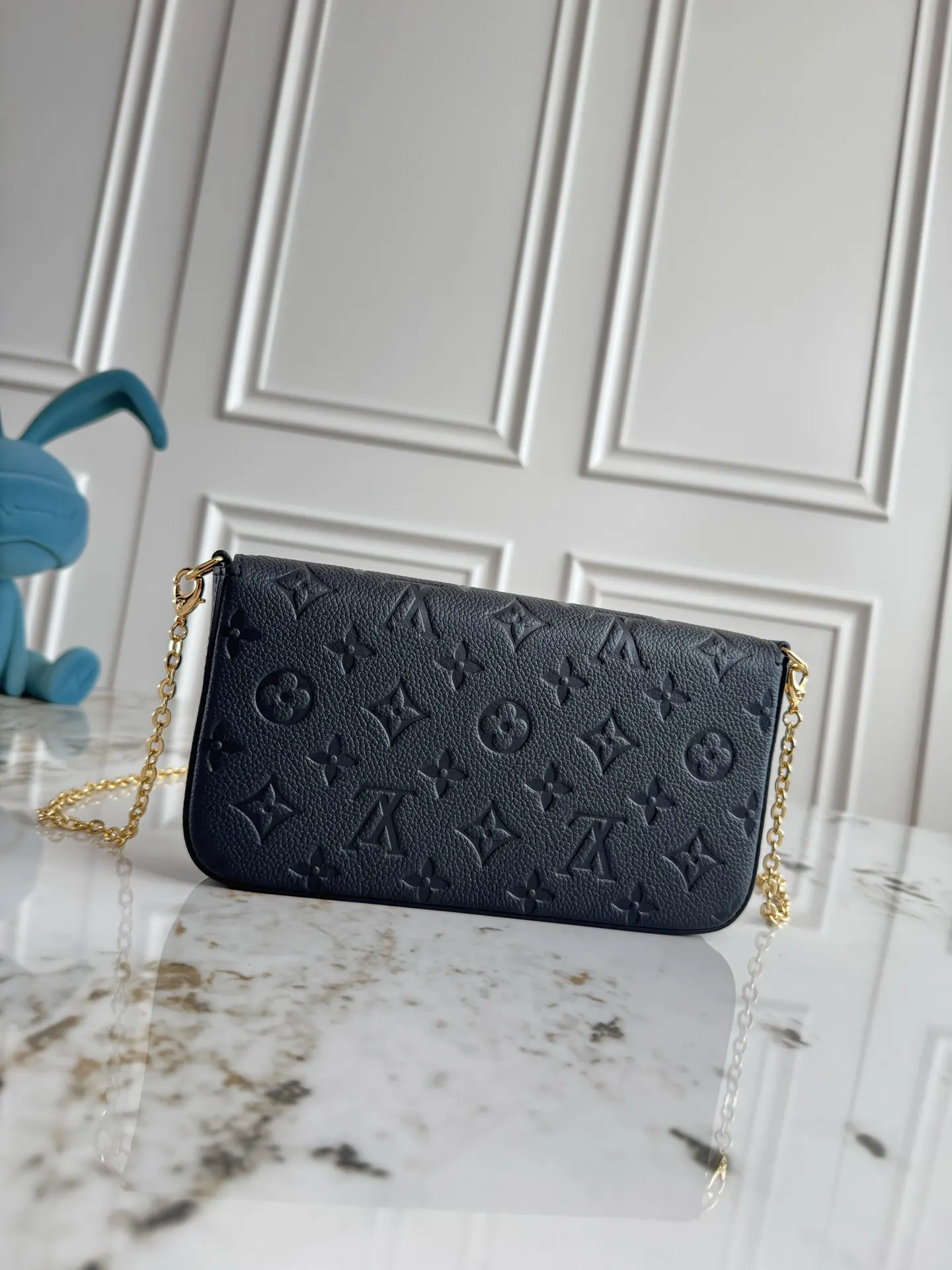 LV M64064 黑色 老花 单肩包 实拍款02 精选款