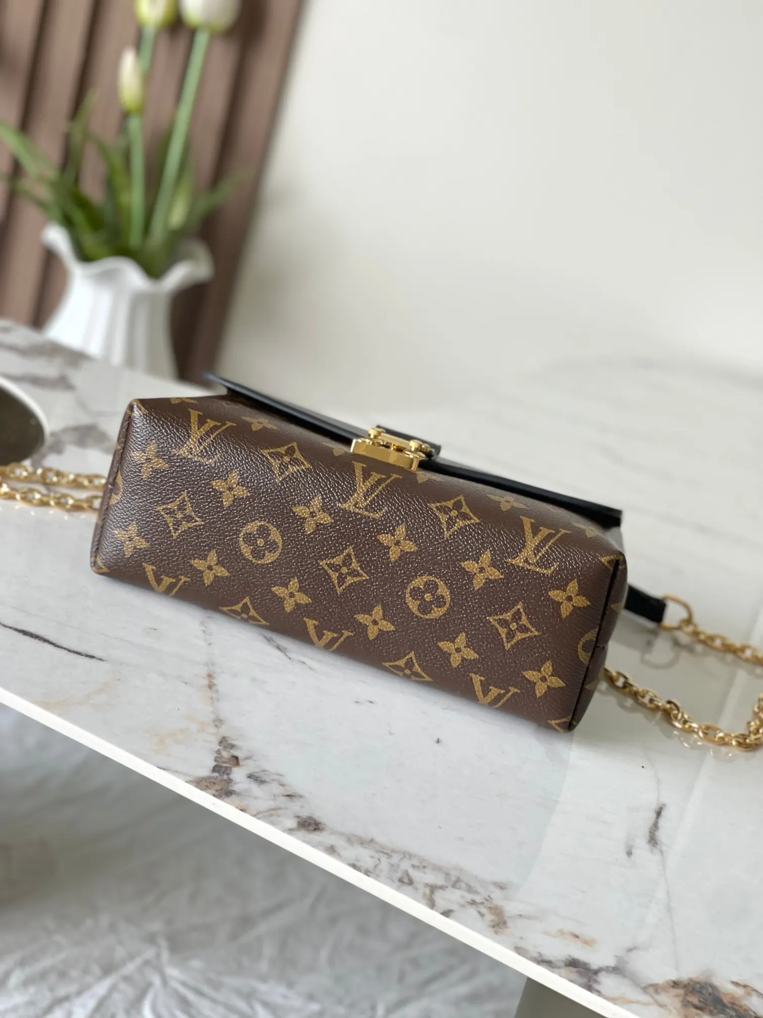 Louis Vuitton 黑色 老花 手提包 实拍款02