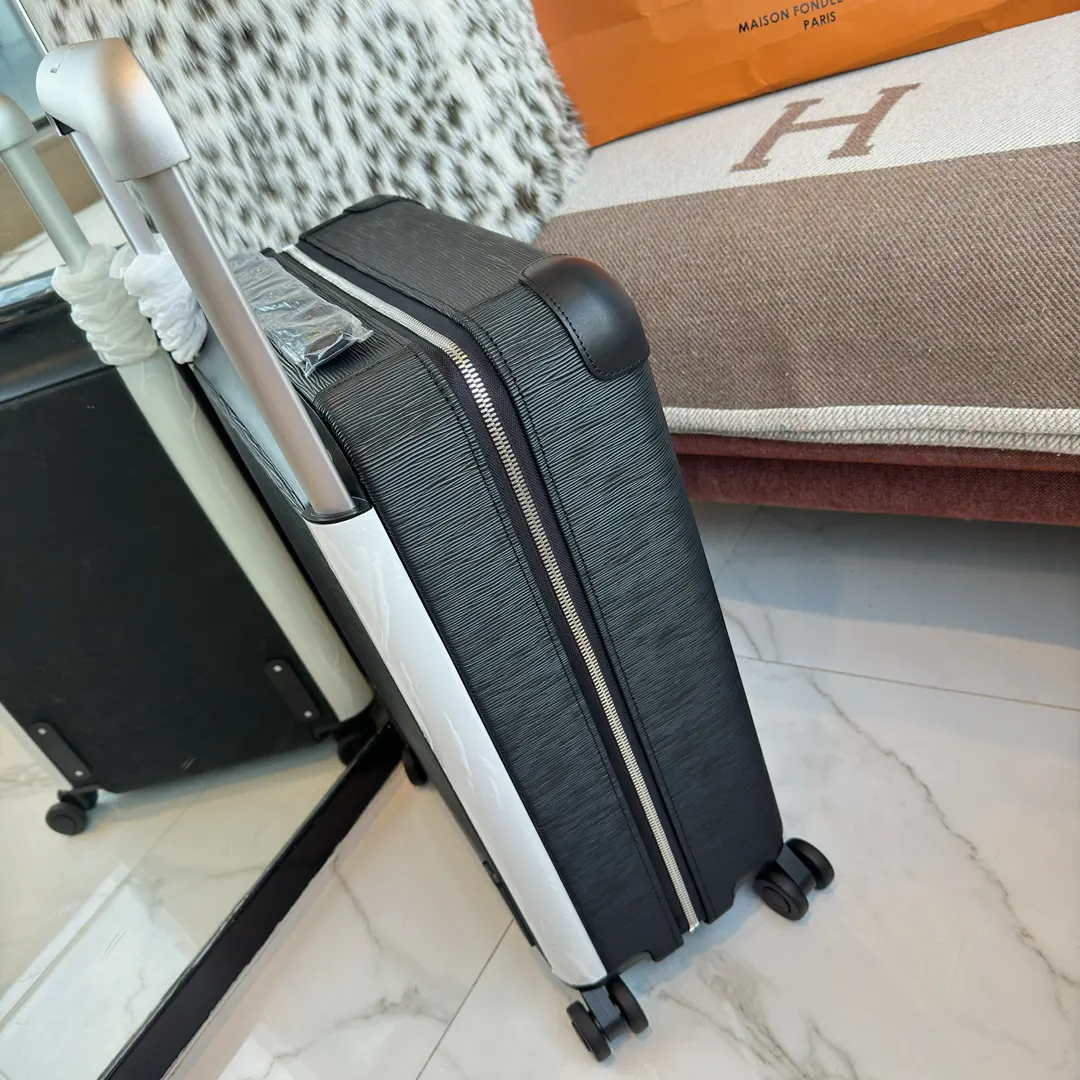 Louis Vuitton Black Suitcase Travel Lightweight Canvas