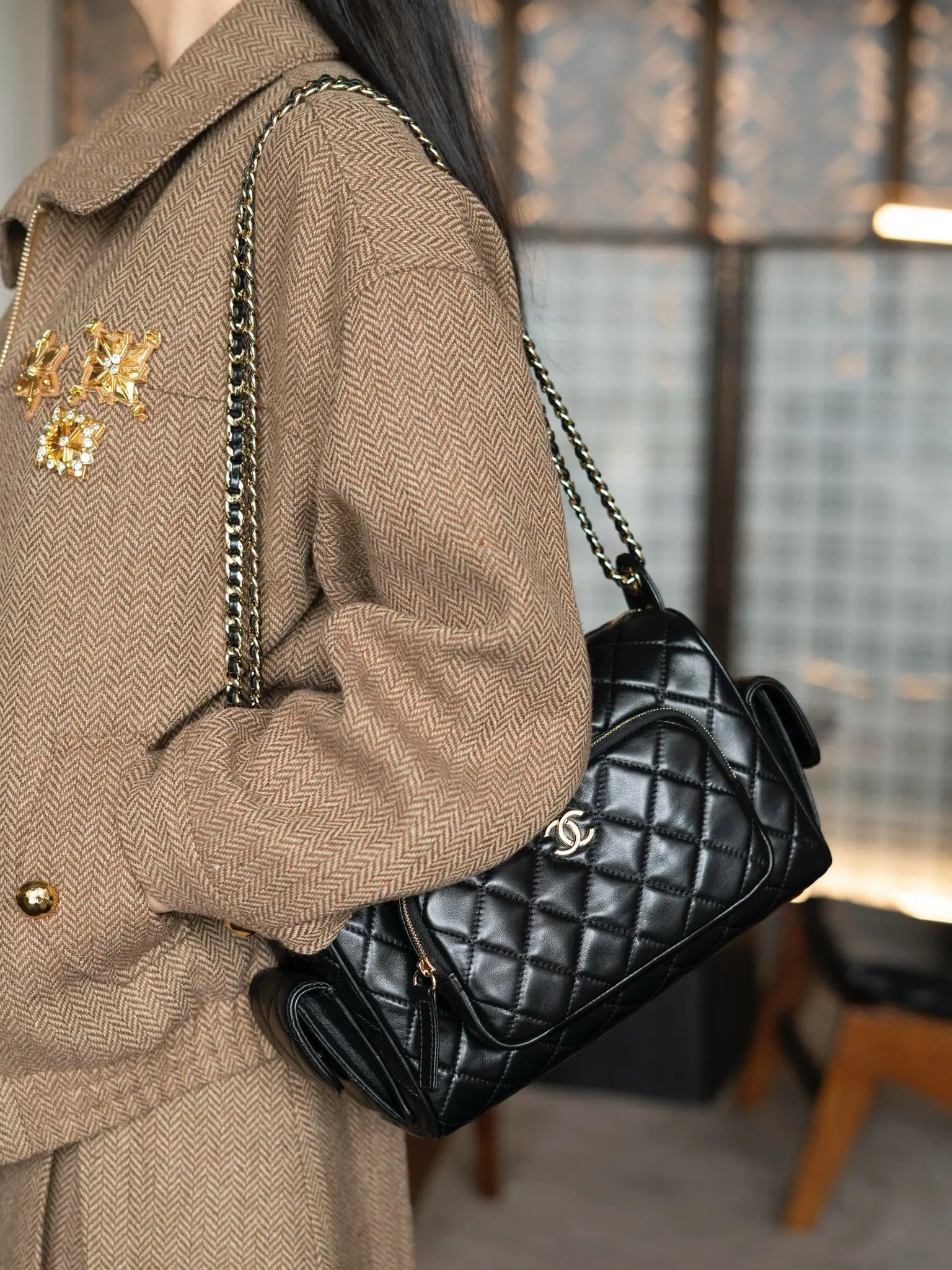 Gold Chain Bag