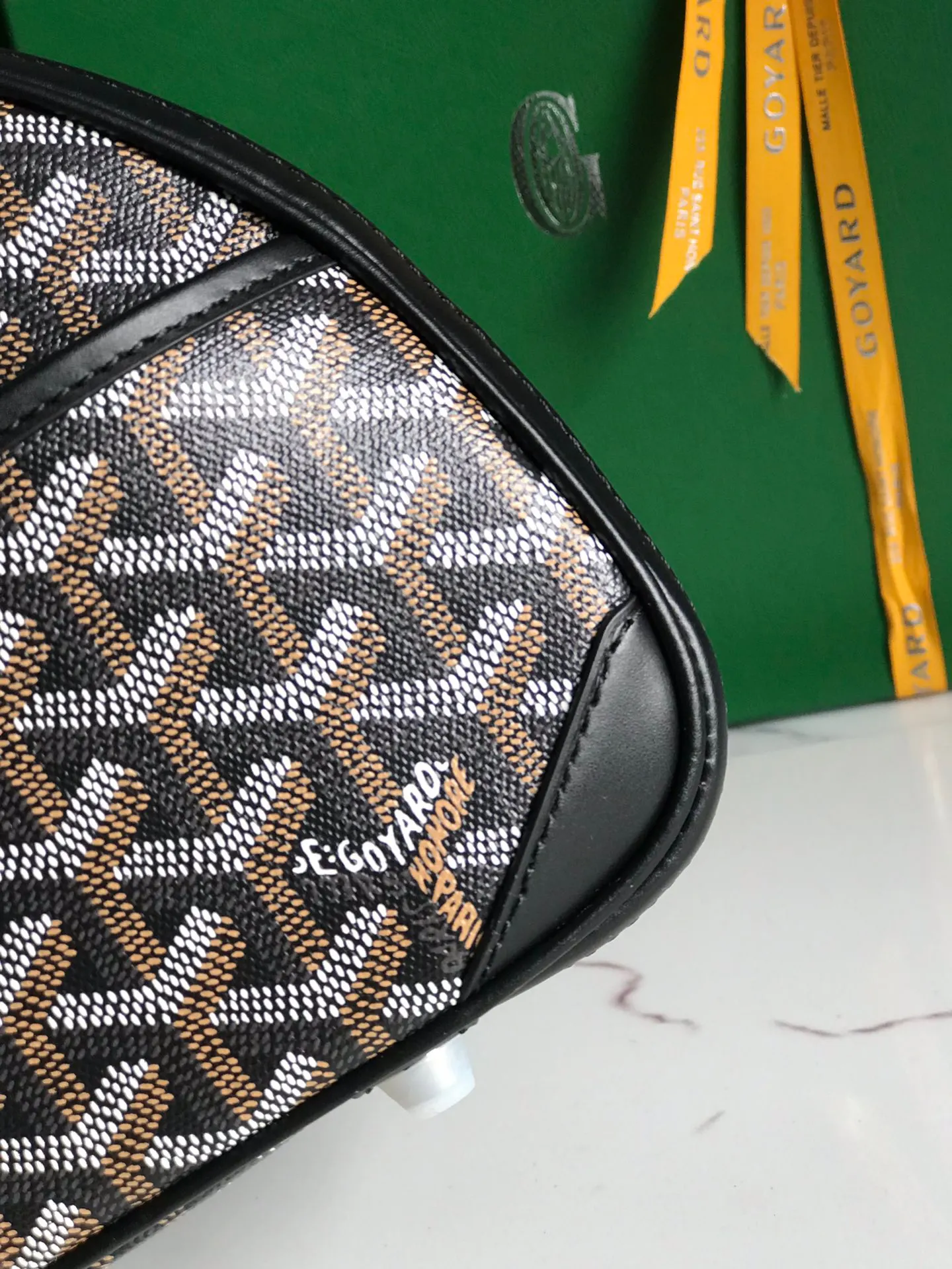 Goyard Monogram Fashion Item Travel Leather