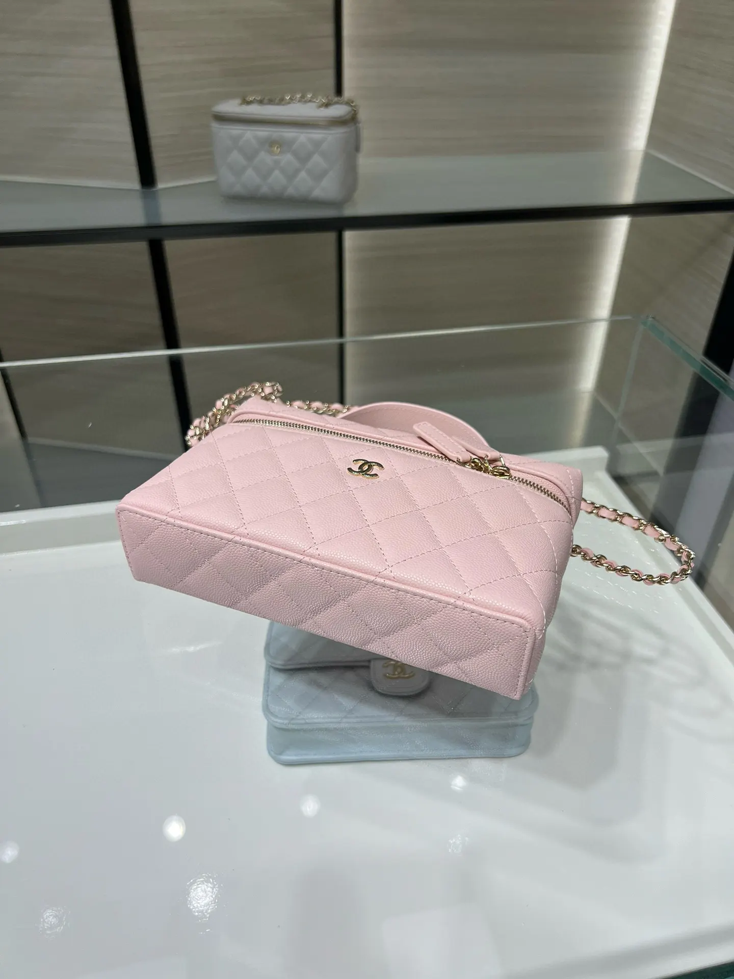 Chanel 牛皮Coco Handle手提包 手提斜挎