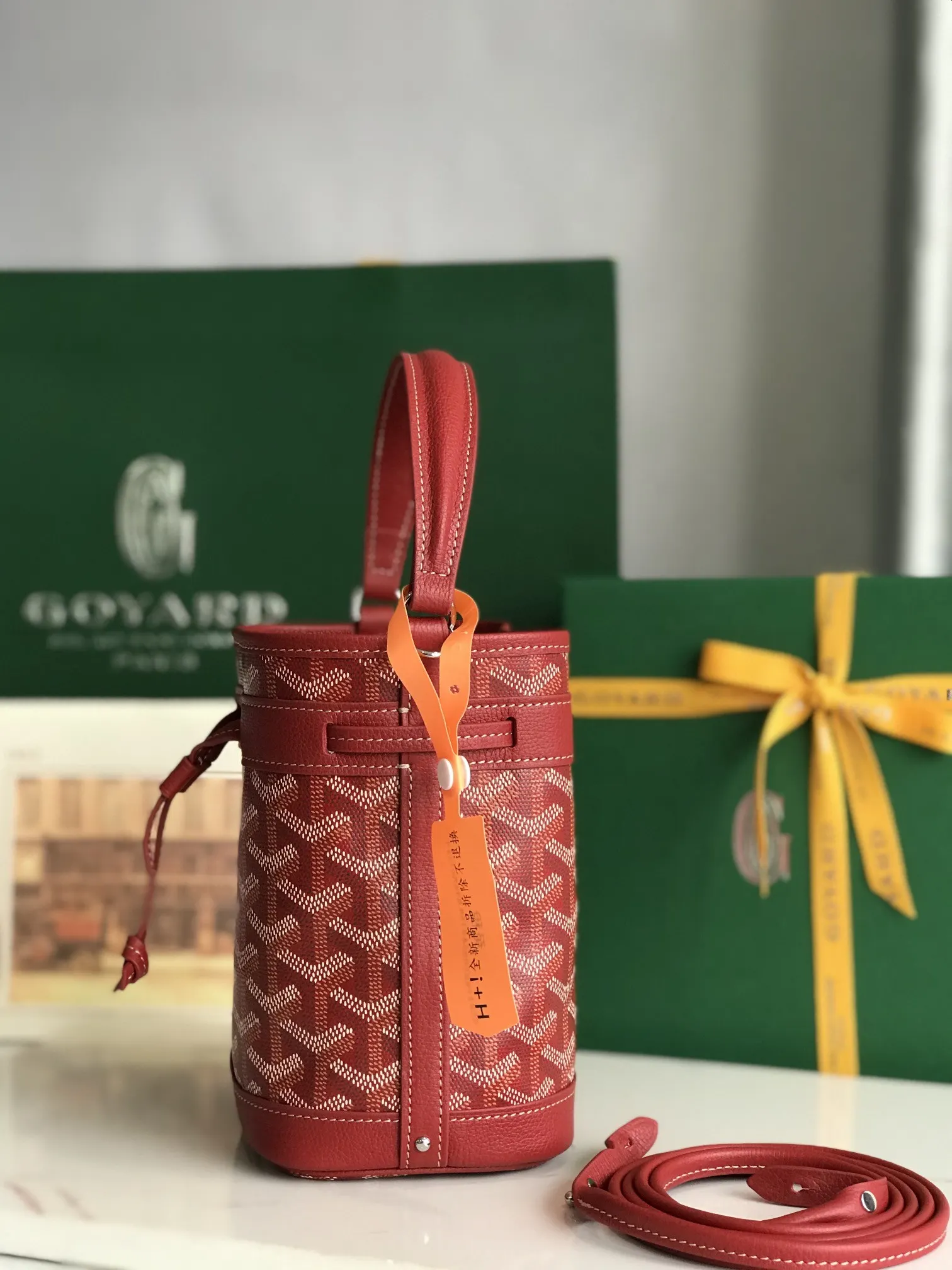 Goyard 皮革 × ×鼎鼎戈雅 水桶包 休閒水桶款