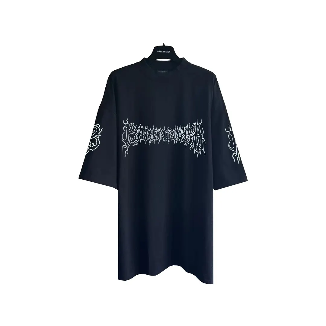 Balenciaga Logo 字母 短袖T恤