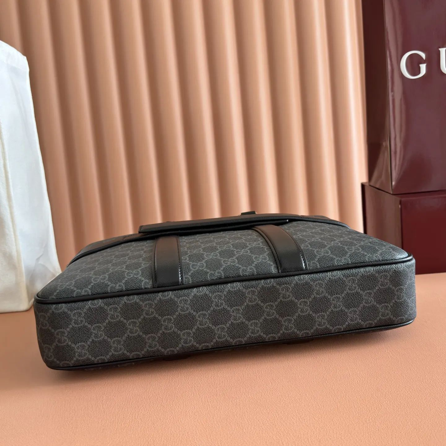 Black White Briefcase Business Commuter
