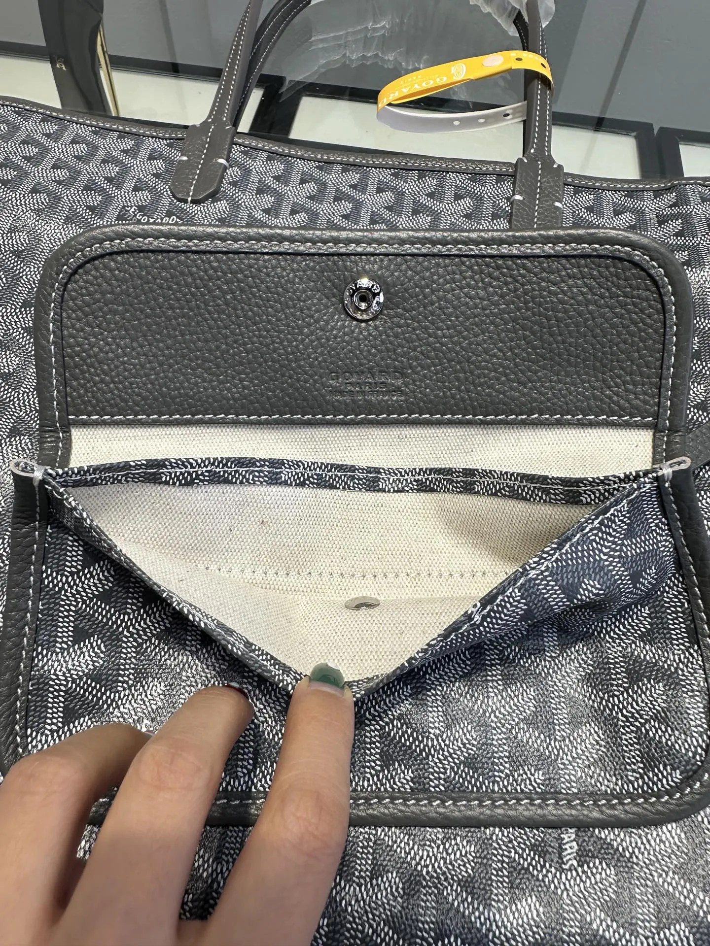 Goyard Gray Tote Bag