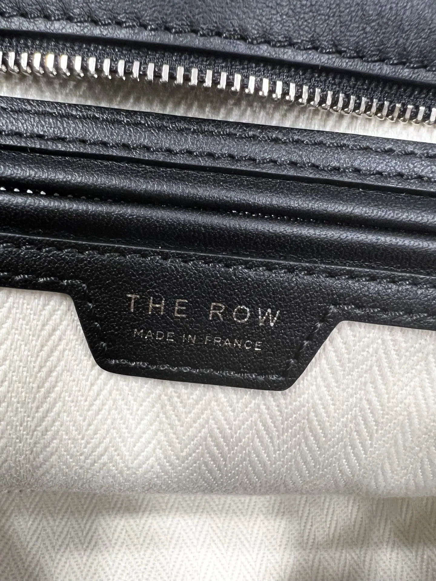 黑色 牛皮 The Row Marlo 黑色 托特包 大容量托特款