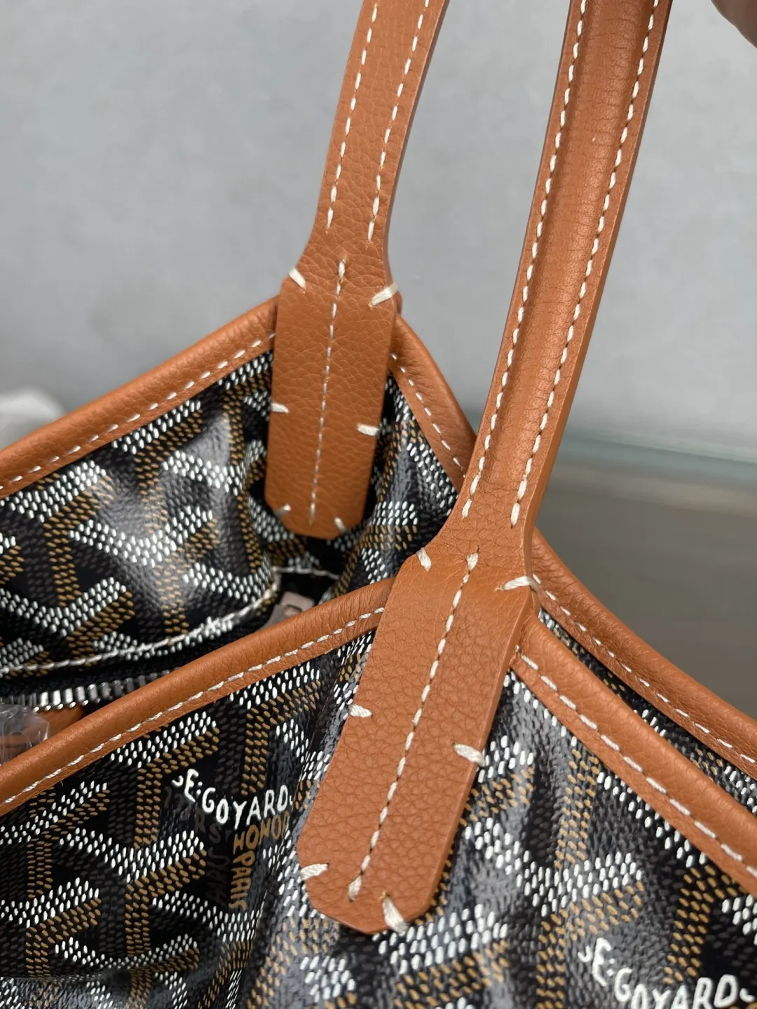 Goyard Hobo 棕色 腋下包 复古腋下背款