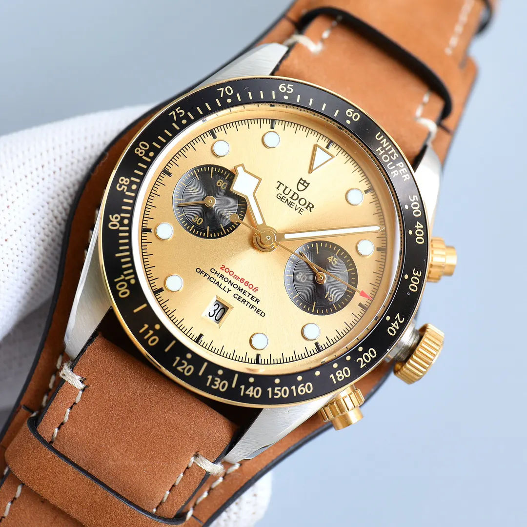 Tudor 帝舵 碧湾计时型 Black Bay Chrono 手錶 經典腕表款