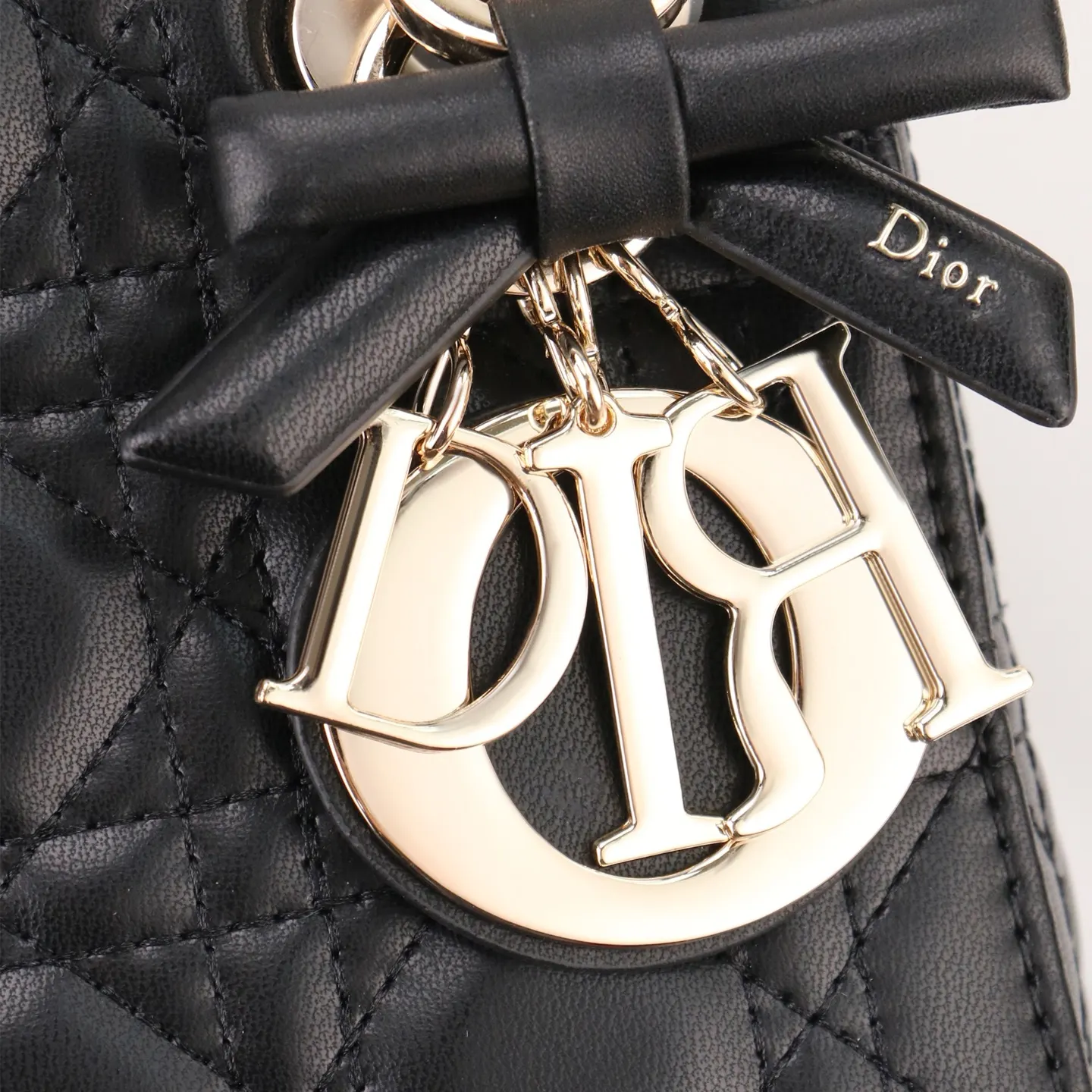 Dior Lady Dior 迷你 黑色 手提包