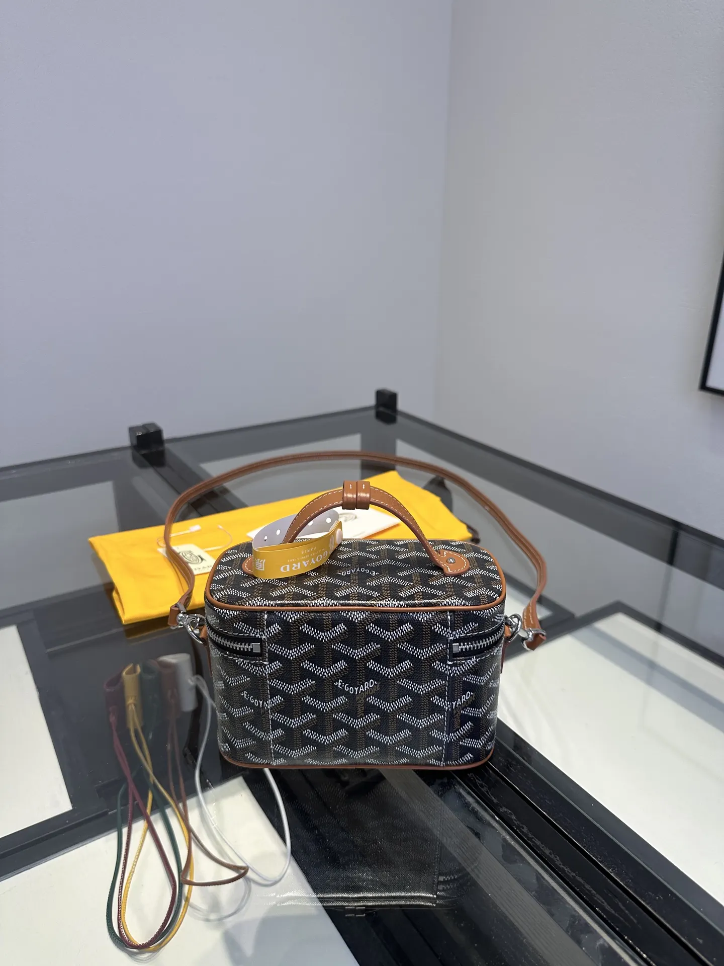 Goyard 棕色 小牛皮 收納包 旅行收納款