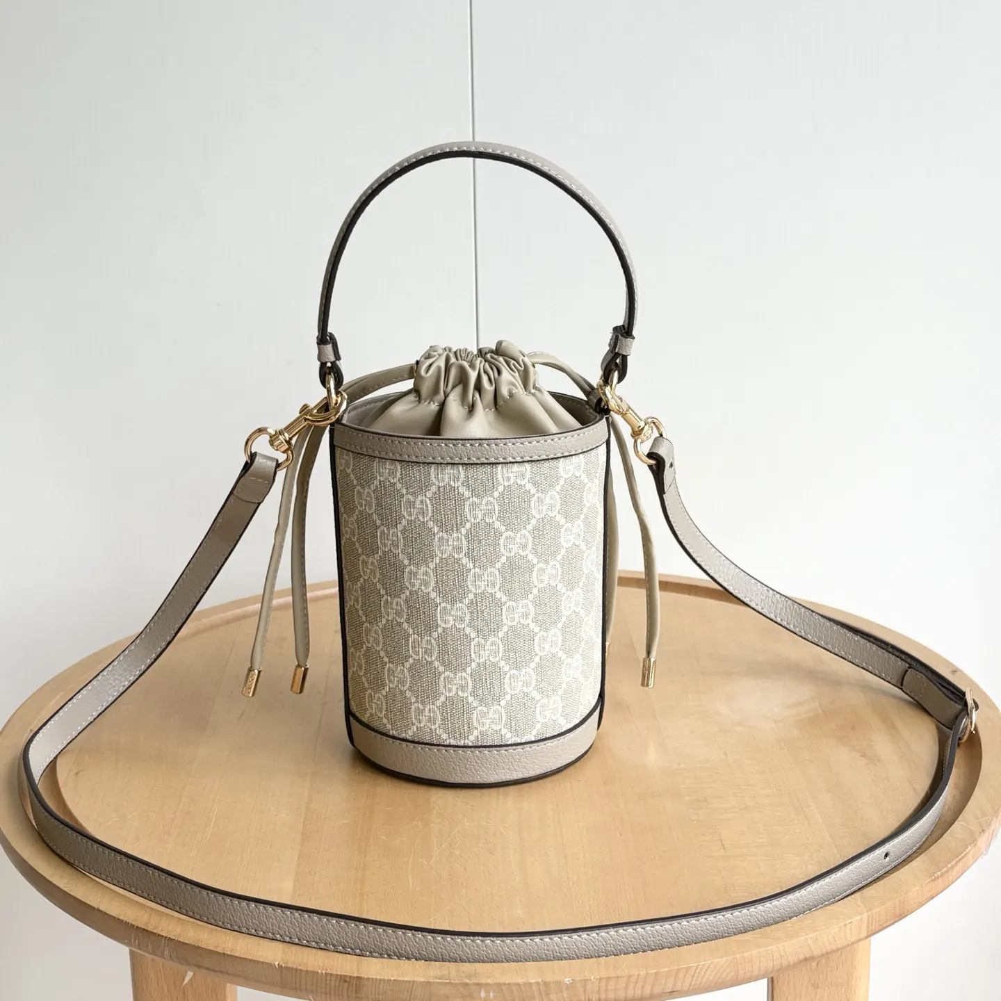Gucci GG Supreme Ophidia 老花水桶包 手提單肩