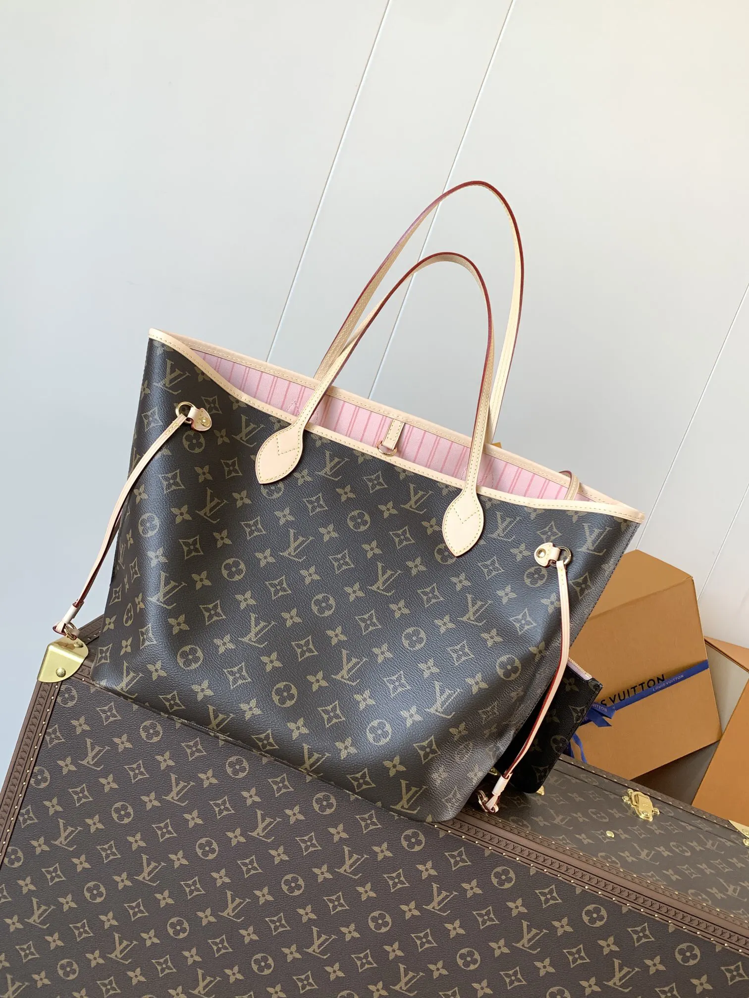 Neverfull 牛皮 托特包 大容量托特款