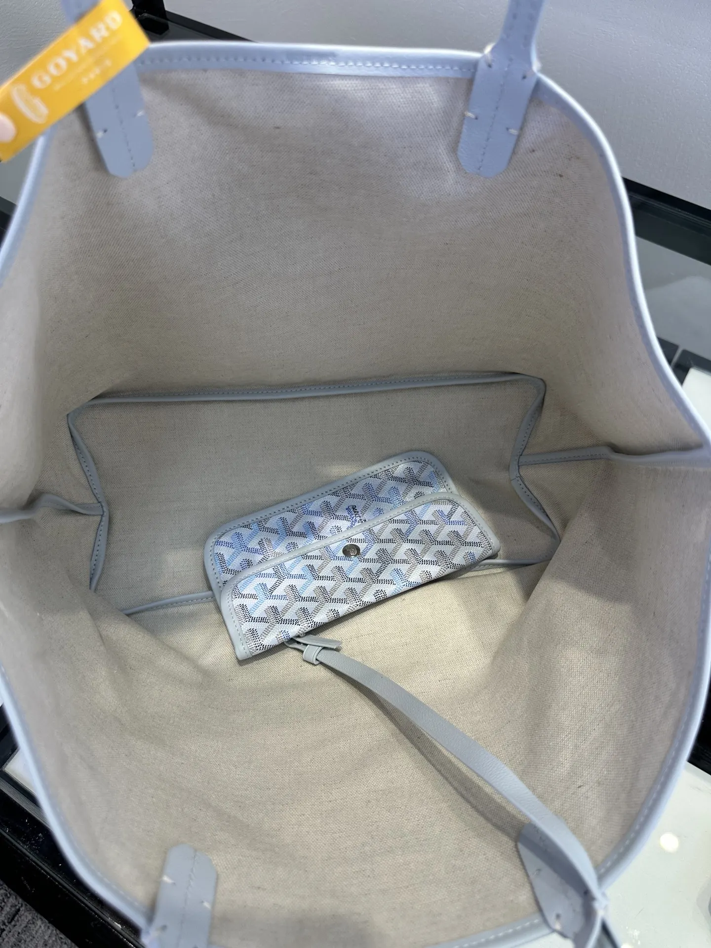 Goyard 戈雅 托特包购物袋 四季炫彩限定色 极地藍 大容量托特款
