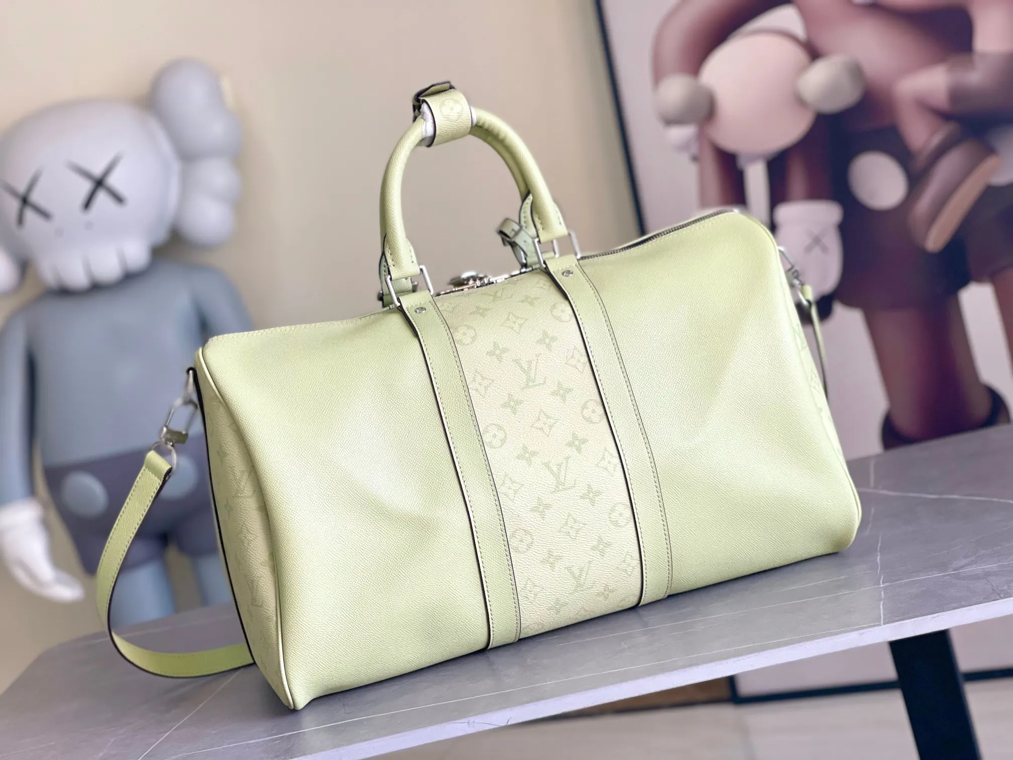LV Keepall 牛皮 旅行袋 大容量旅行款