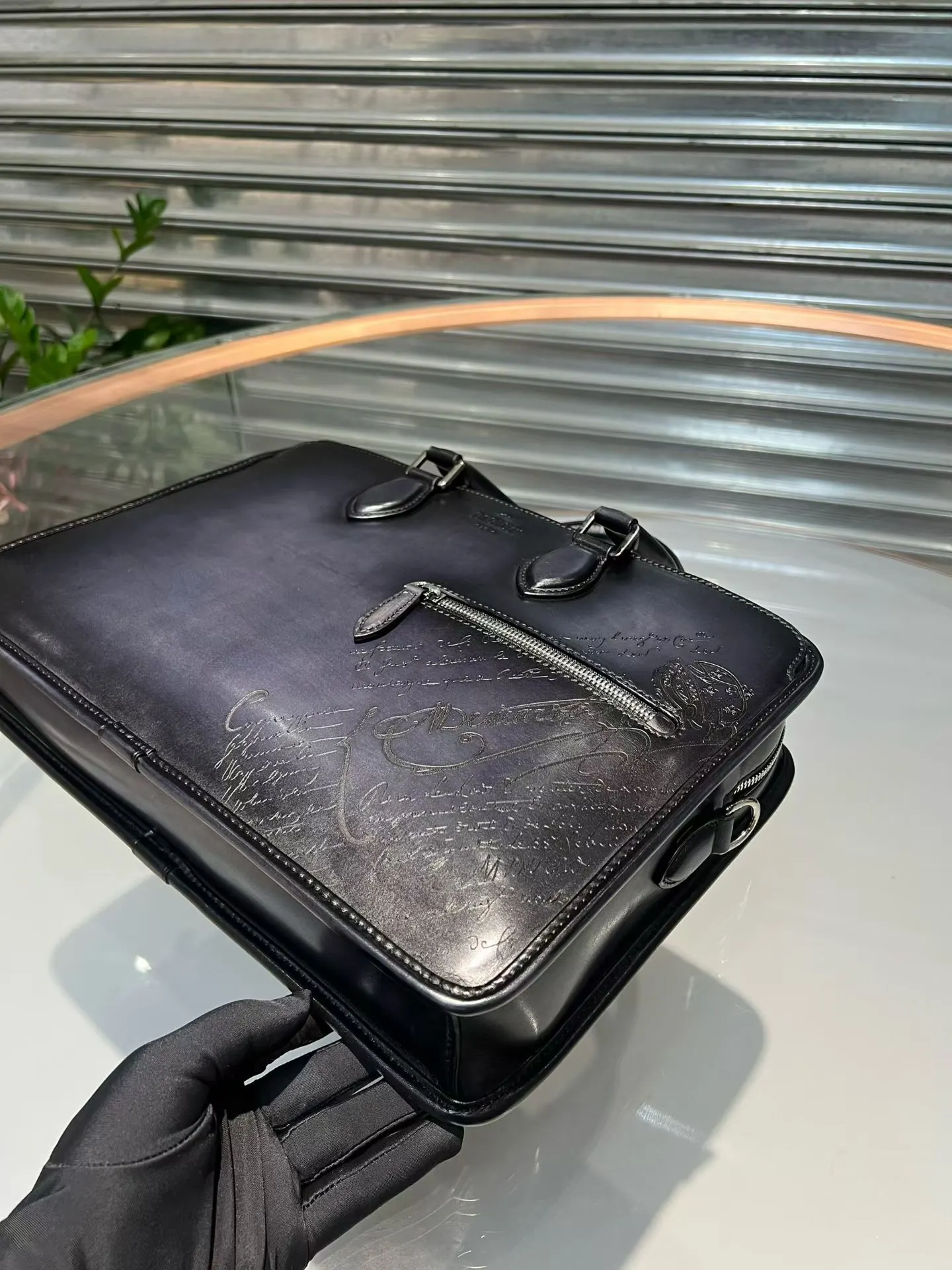 Briefcase Business Commuter Leather