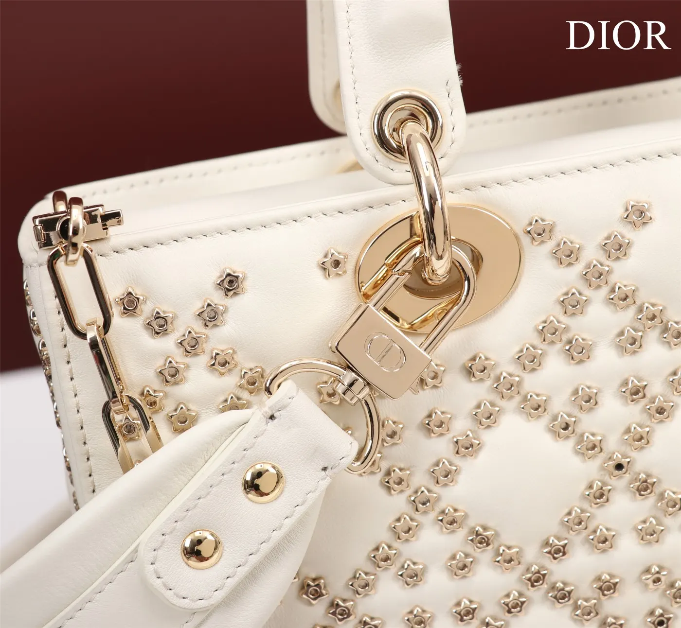 Dior 羊皮 进口 羊皮 纯手工戴妃包横版 手提包 通勤手提款